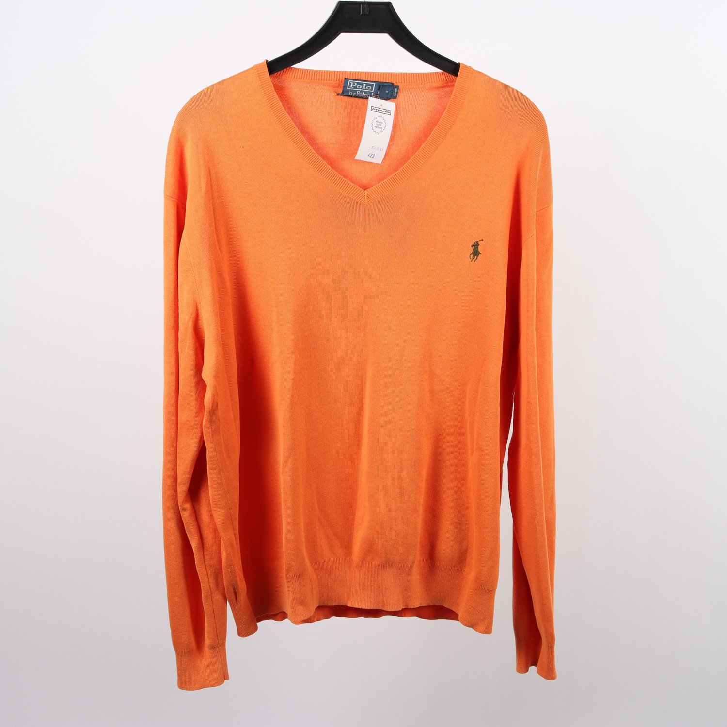 Stickad tröja, Polo by Ralph Lauren, orange, stl. M