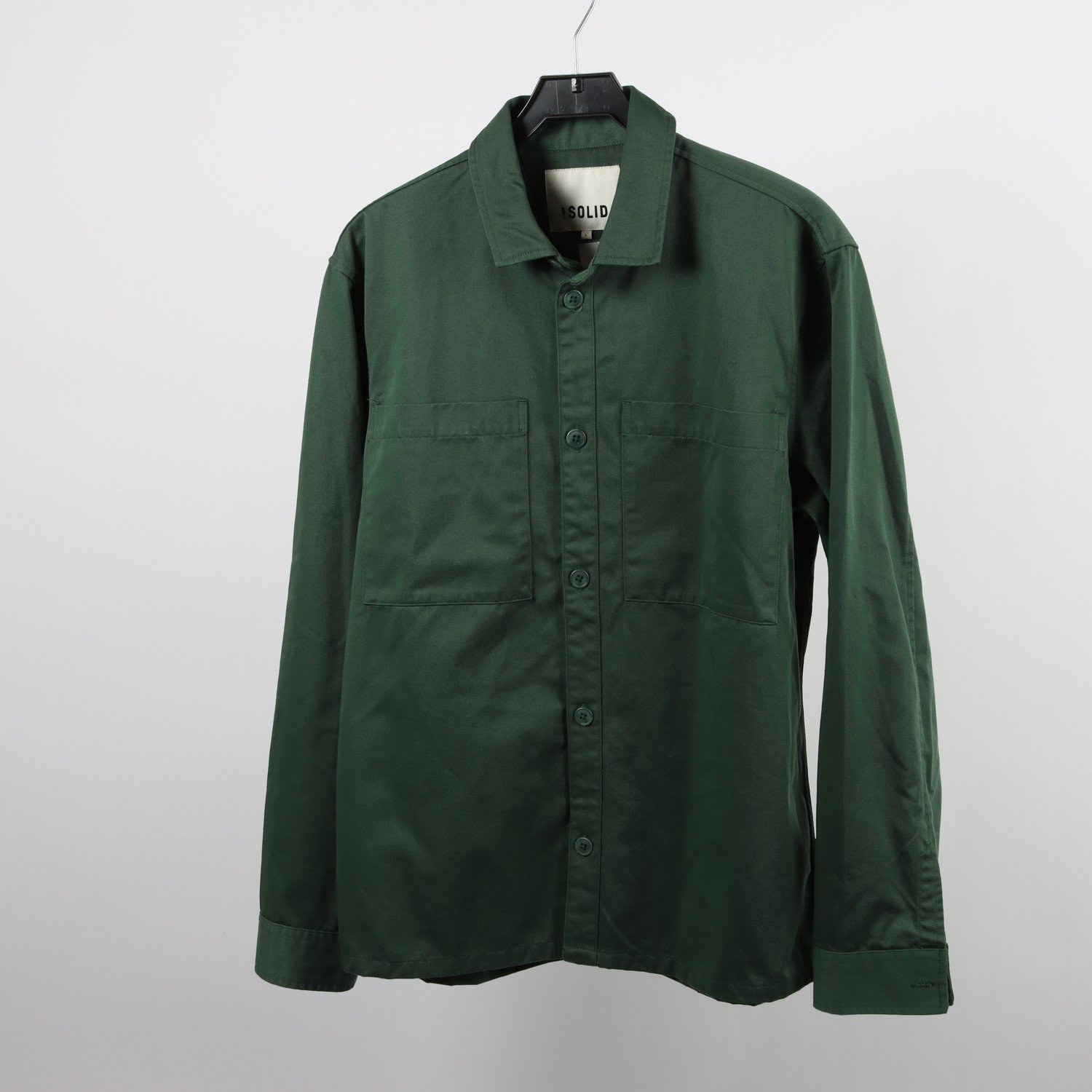 Overshirt, Solid!, grön, stl. L