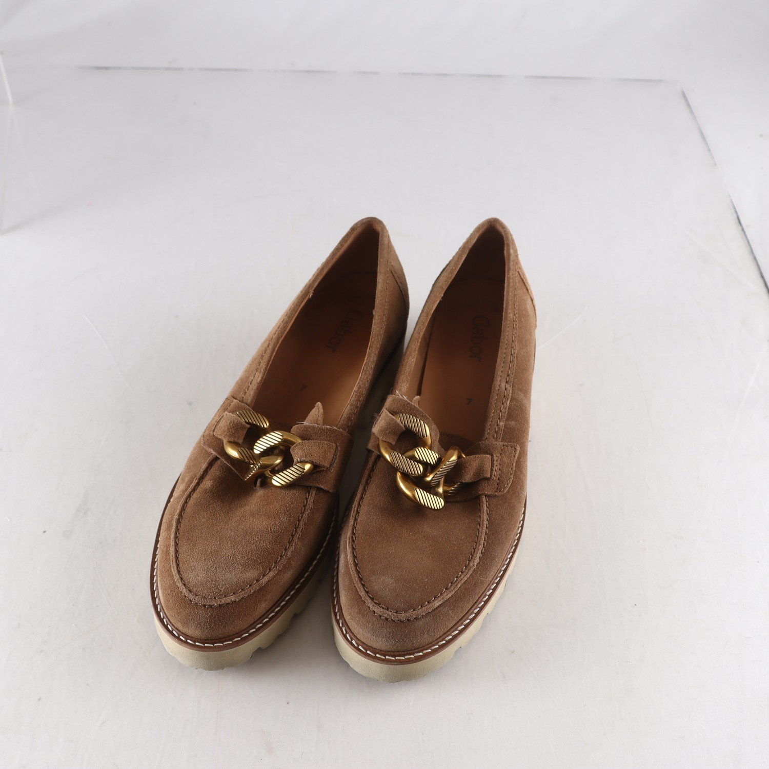 Loafers, Gabor, läder, stl. 40.5