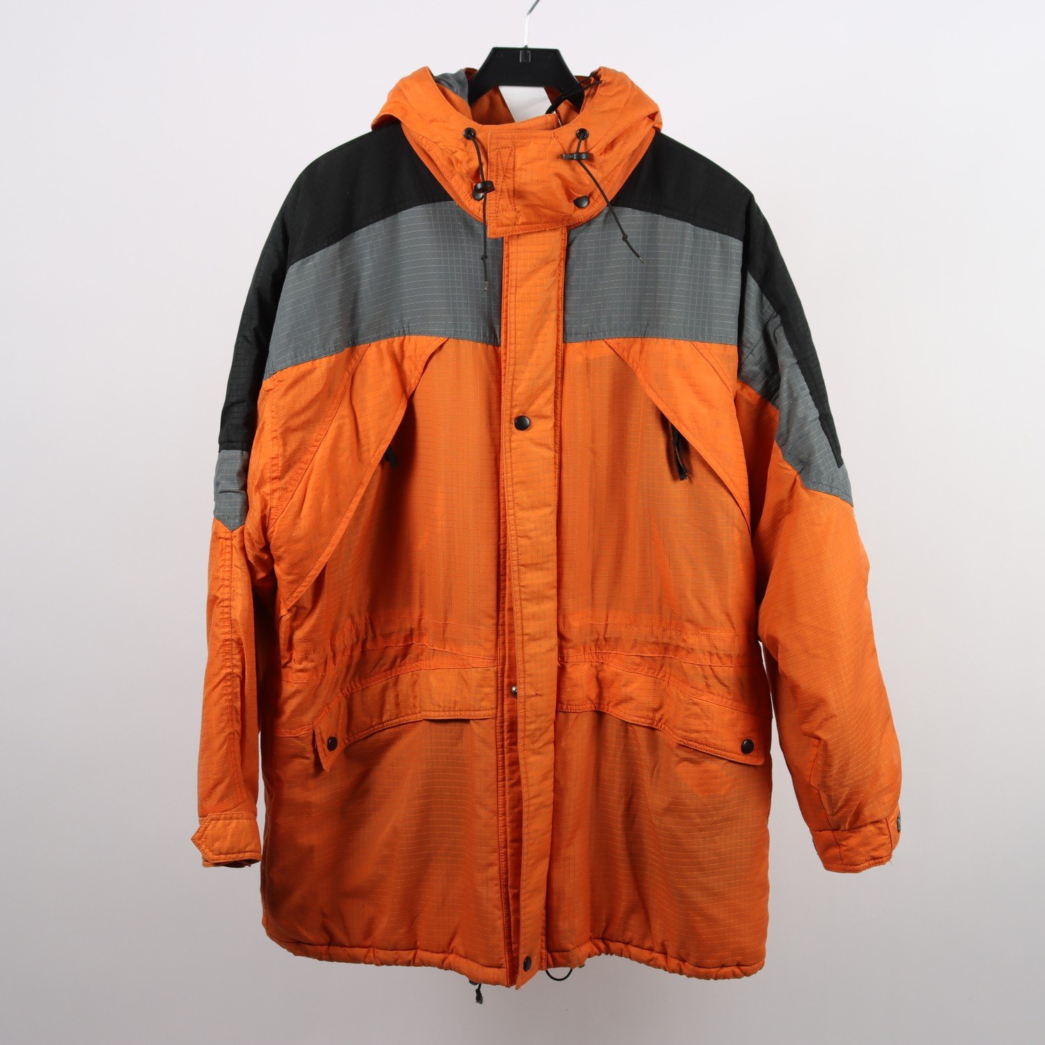 Vinterjacka, Phelix, grå, orange, stl. XL