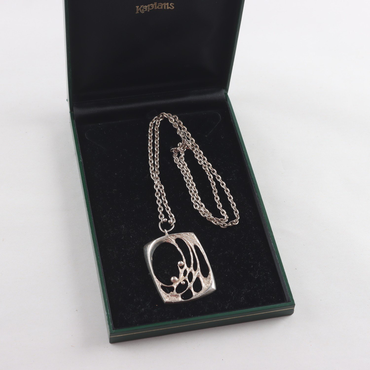 Halsband, silver 830, Karl Laine, Finland, 1970-tal, vikt: 30g