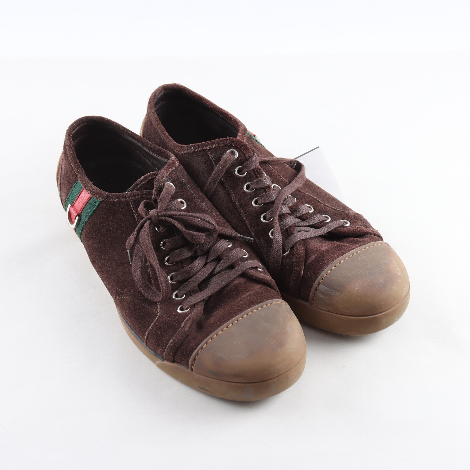Sneakers, Gucci, brun, mocka, stl. 7 1/2