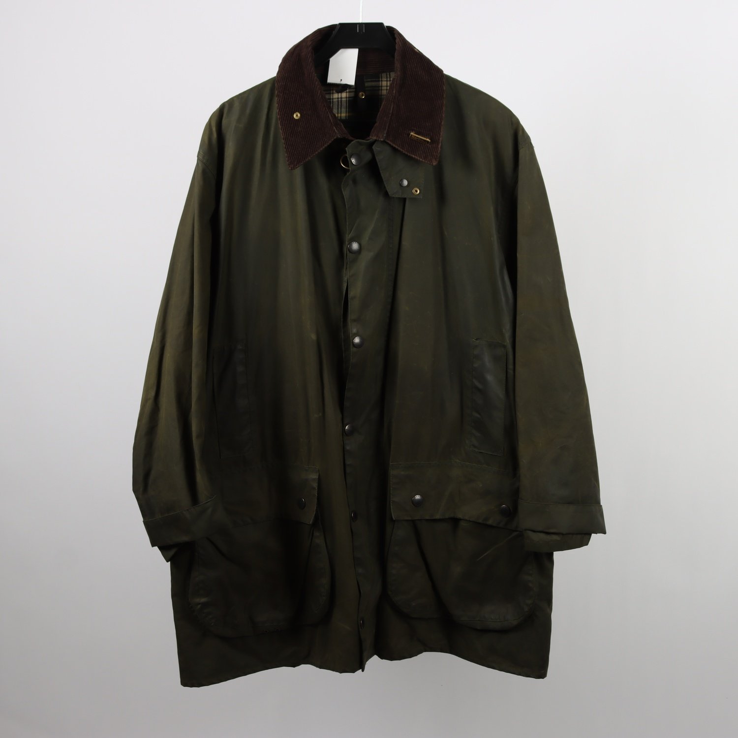Vaxad jacka, Barbour, grön, stl. 44