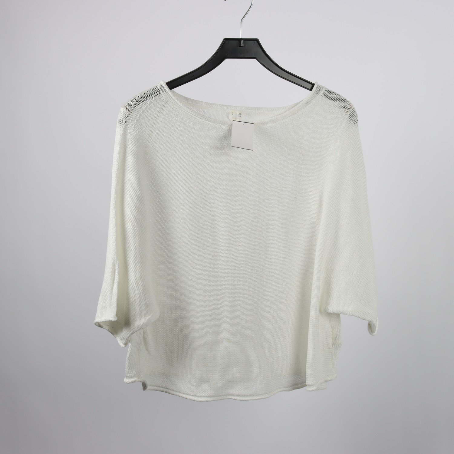 Stickad tröja, Arket, vit, stl. M