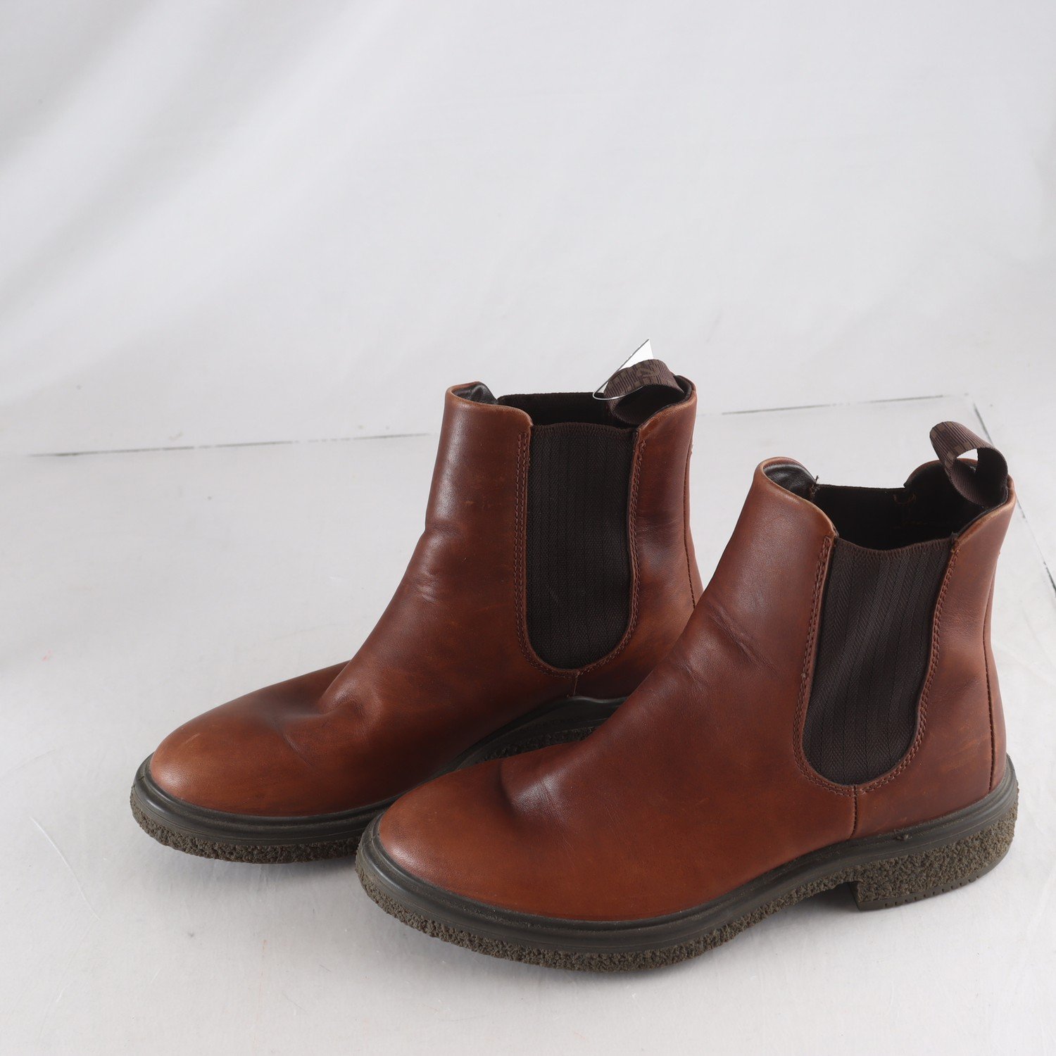 Boots, Ecco, läder, stl. 40
