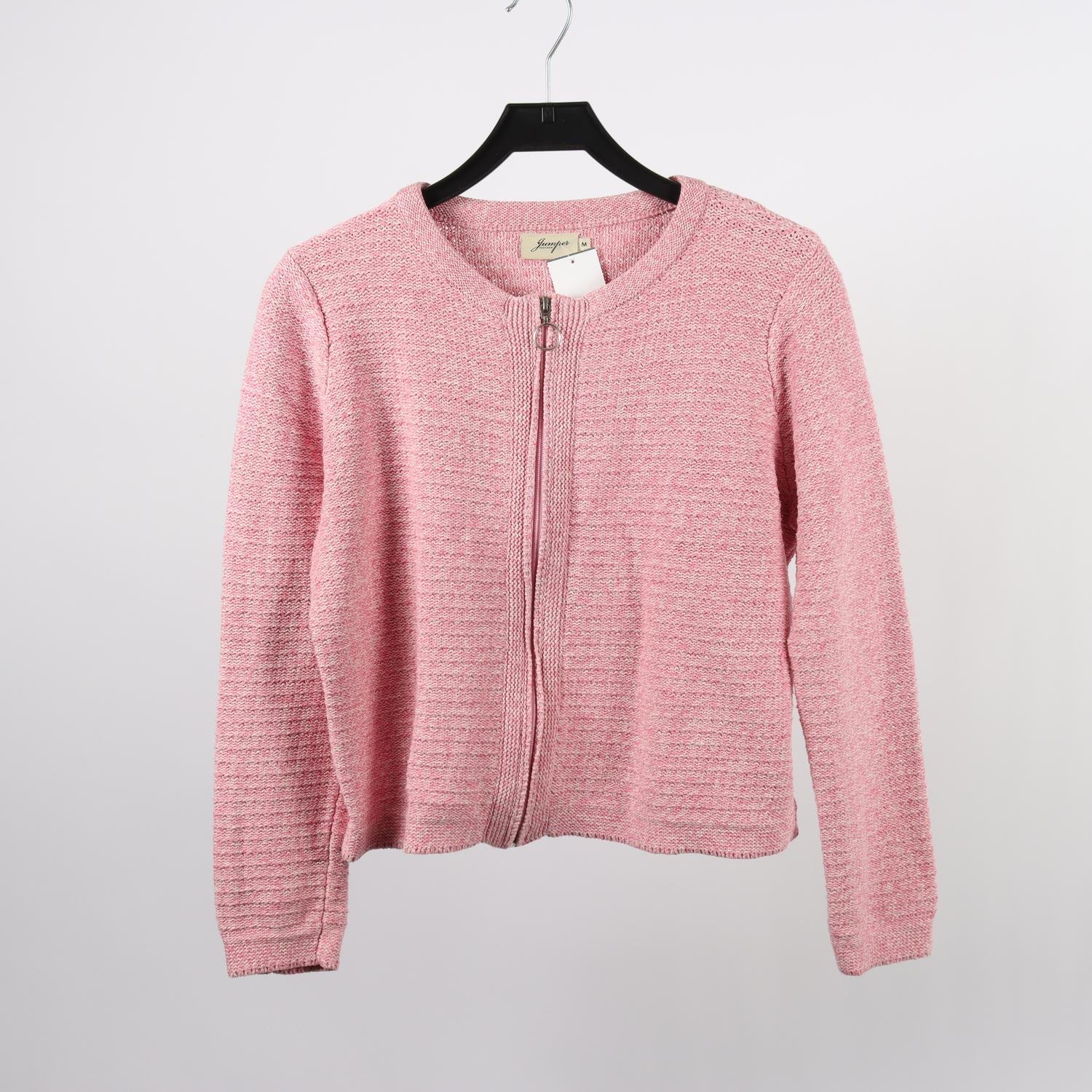 Stickad kofta, Jumper Fabriken, rosa, stl. M