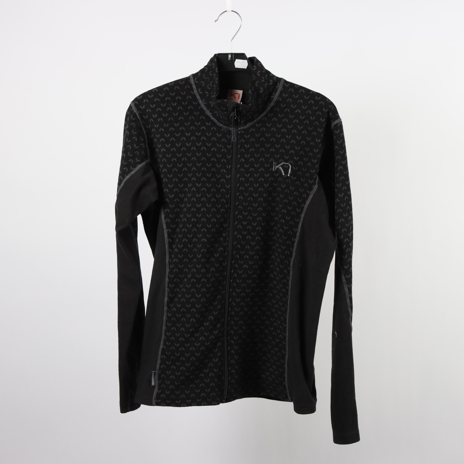 Fleece tröja, Kari Tra, mönstrad, stl. L