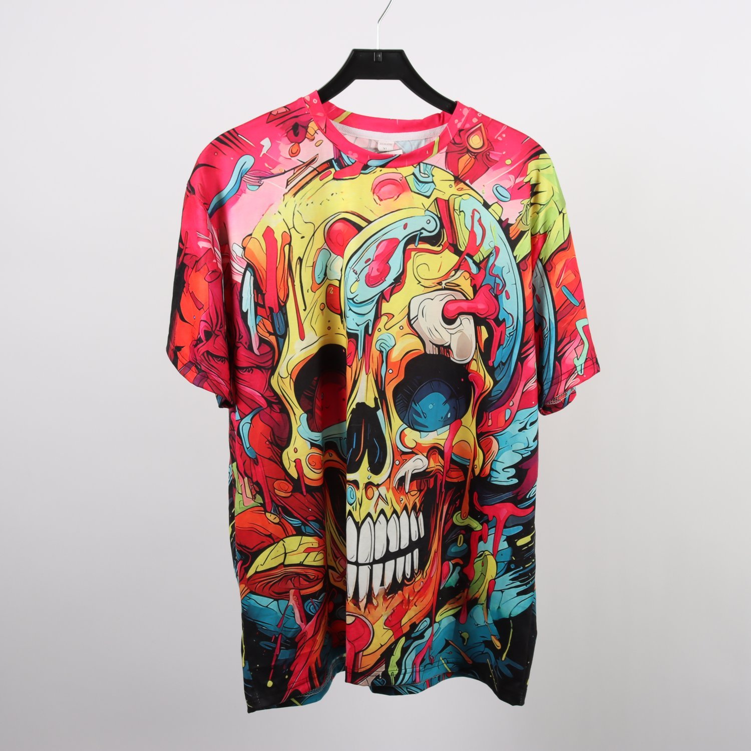 T-shirt, Okänd, skalle, stl. XL