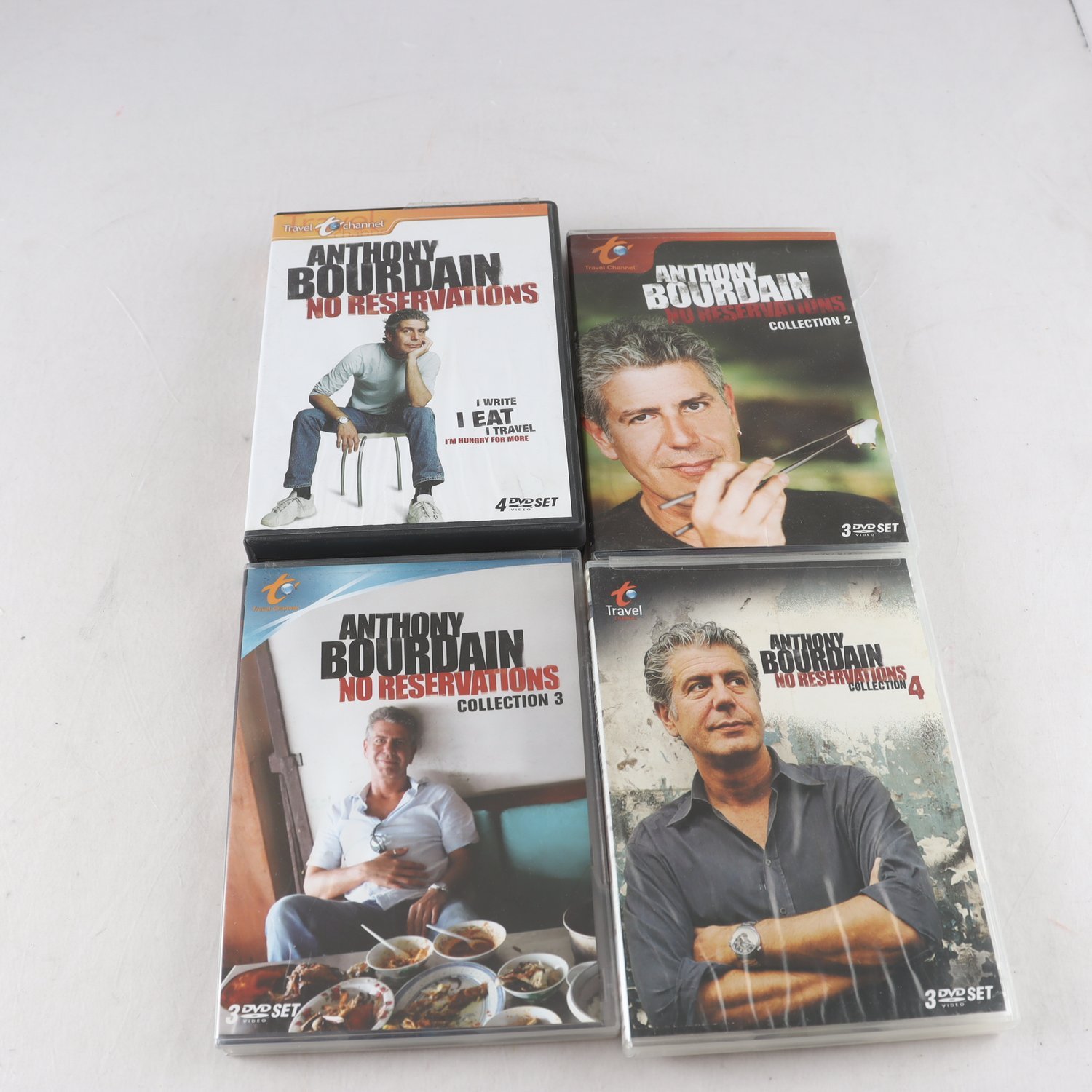 DVD Anthony Bourdain, No Reservations, Collection 1-4