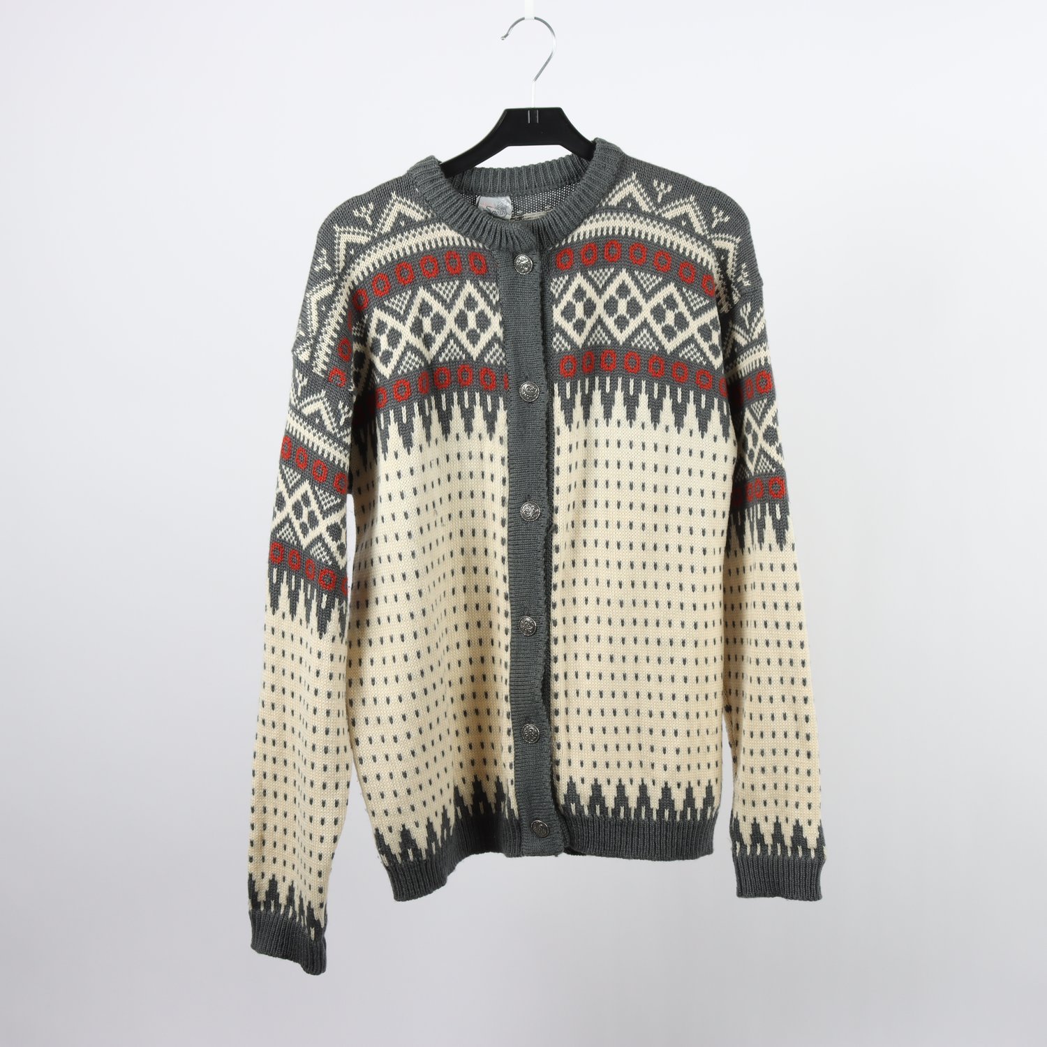 Stickad kofta, Sporty, stlk. 46