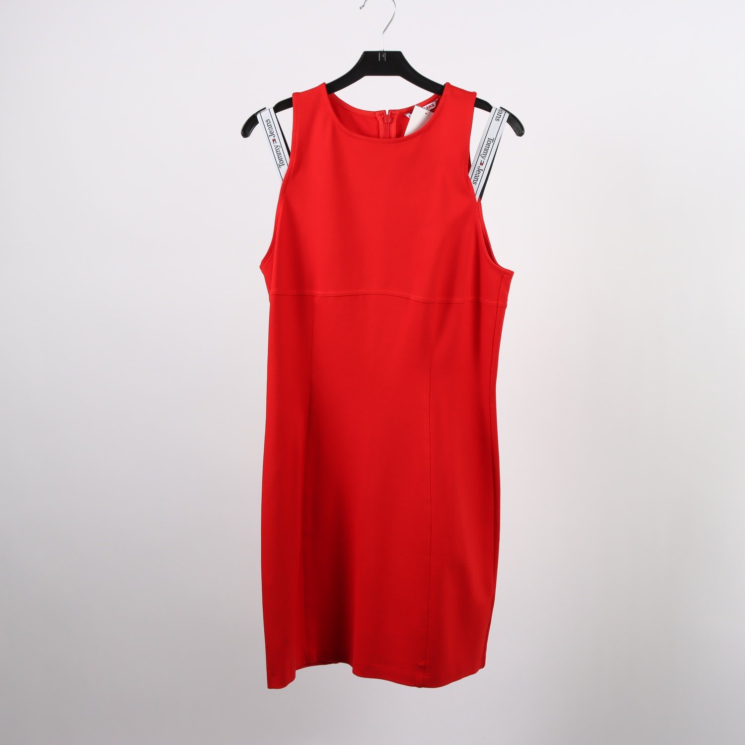 Bodycon klänning, Tommy Hilfiger, röd, stl. XL