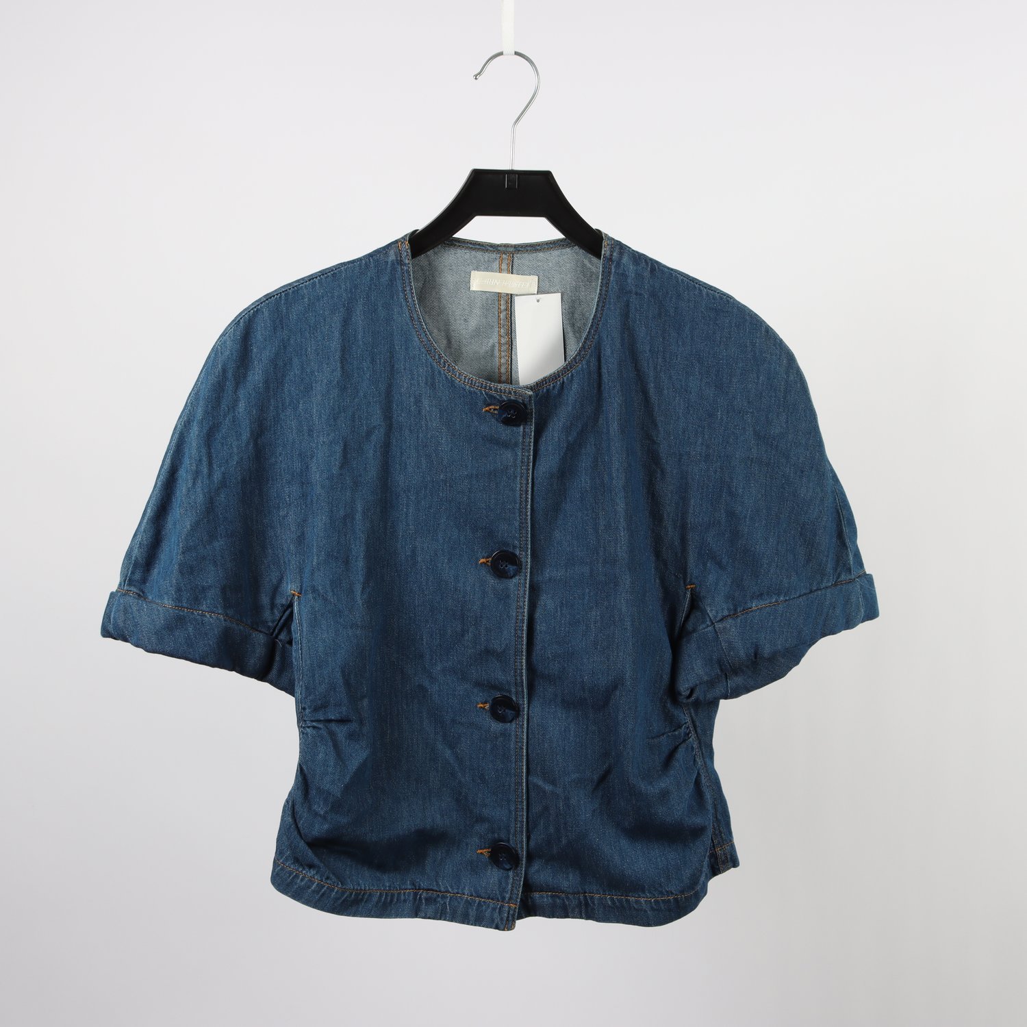 Jeansblus, Carin Wester, blå, stl. 38