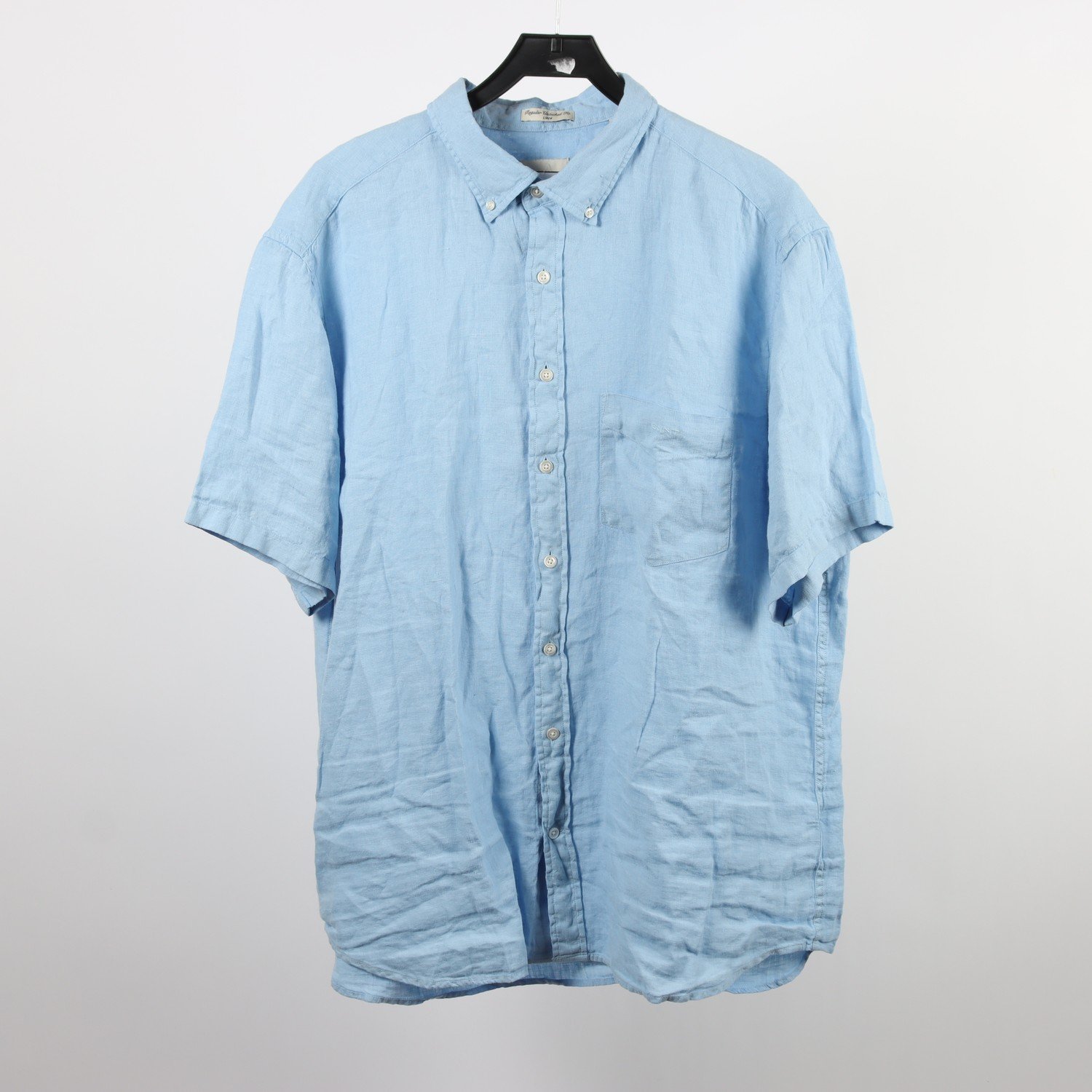 Skjorta, Gant, blå, 100% linne, stl. 3XL