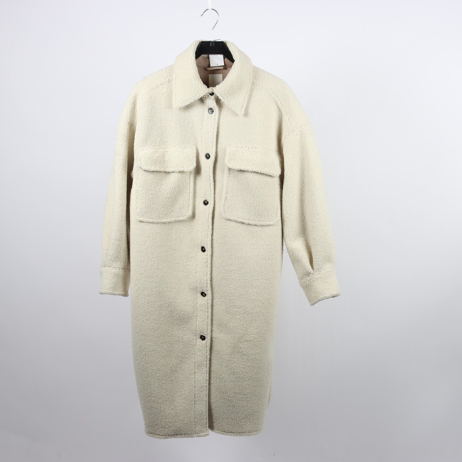 Kappa, H&M, ljusbeige, teddy, stl. M