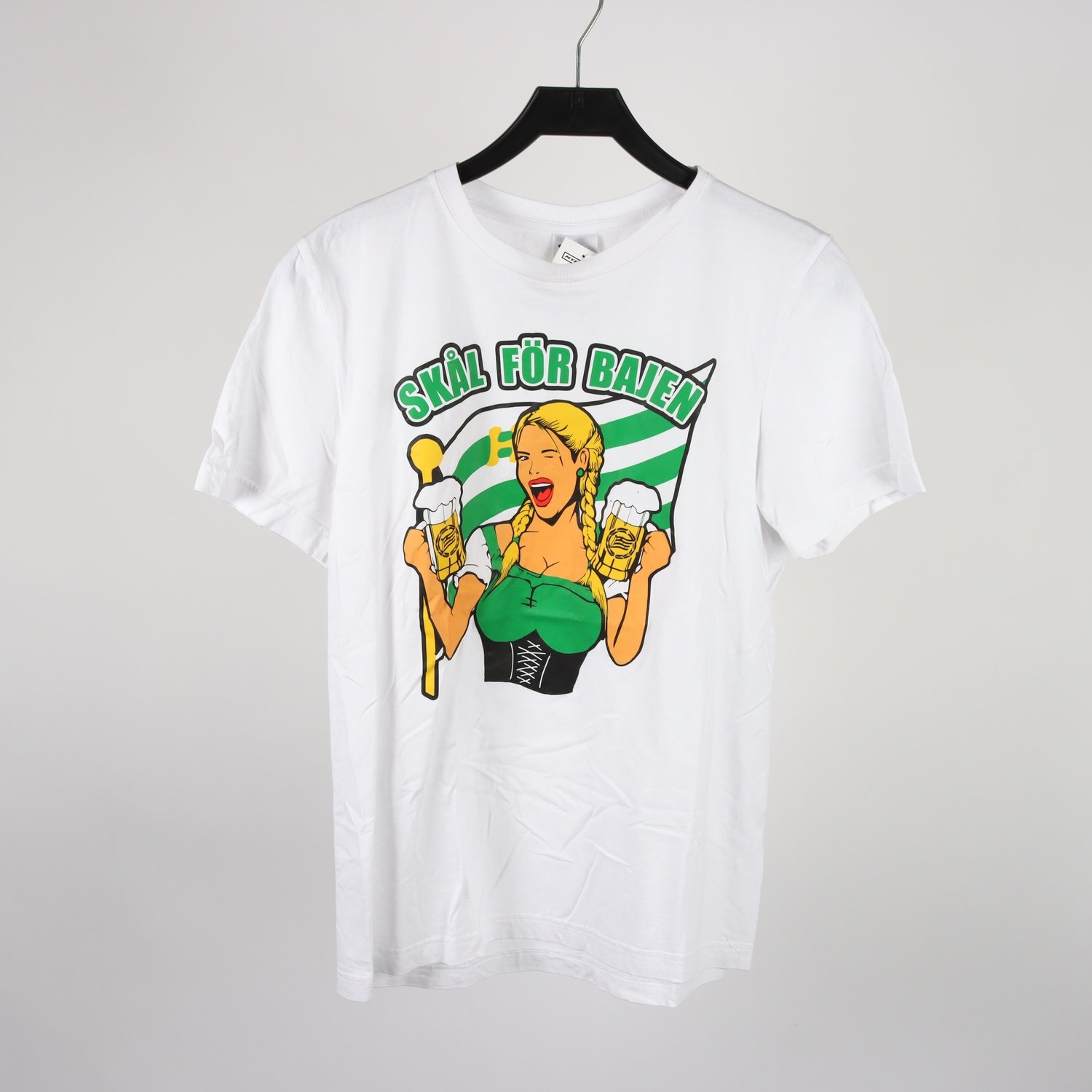 T-shirt, Hammarby ”Bajen”, vit, stl. M
