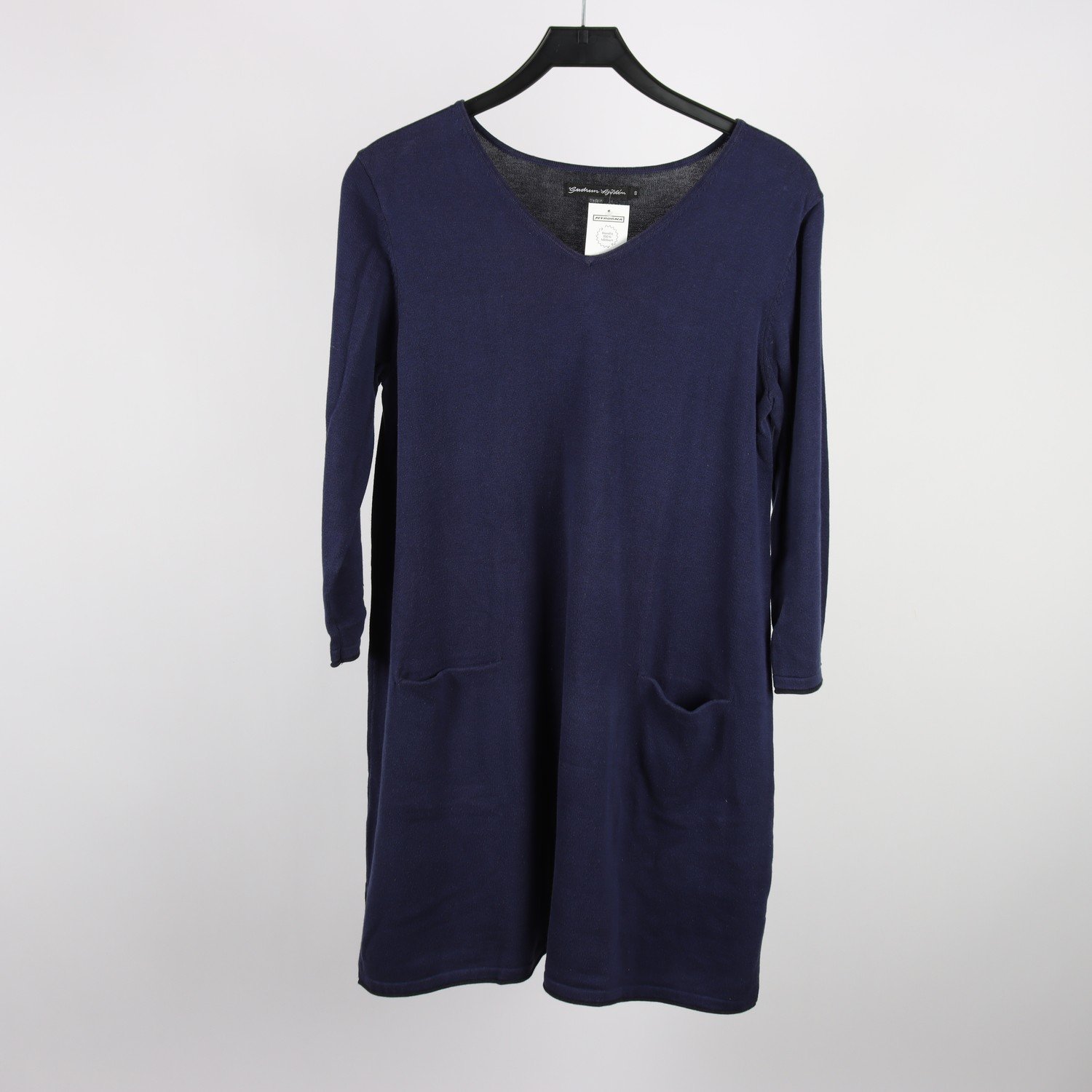 Stickad klänning, Gudrun Sjödén, lila, stl. S