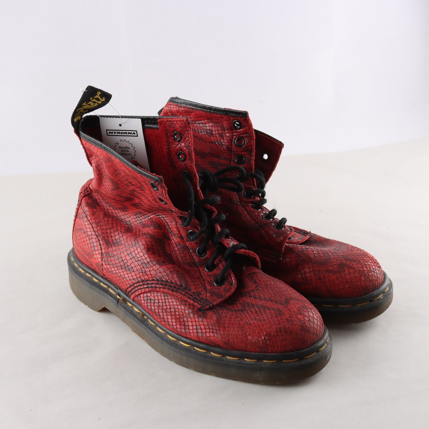 Kängor, Dr. Martens, läder, stl. 39