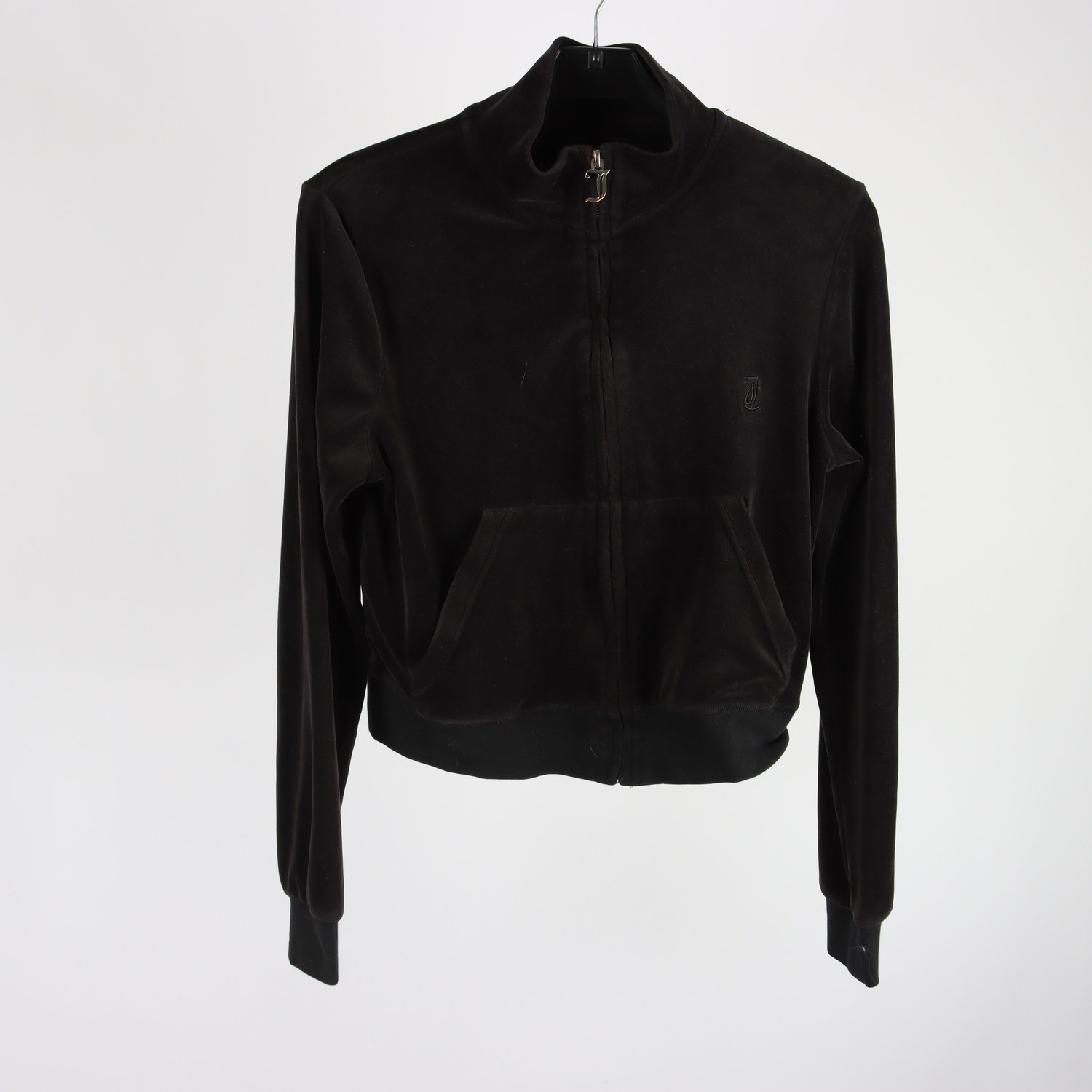 Velourjacka, Juicy Couture, svart, stl. ca. XS/S