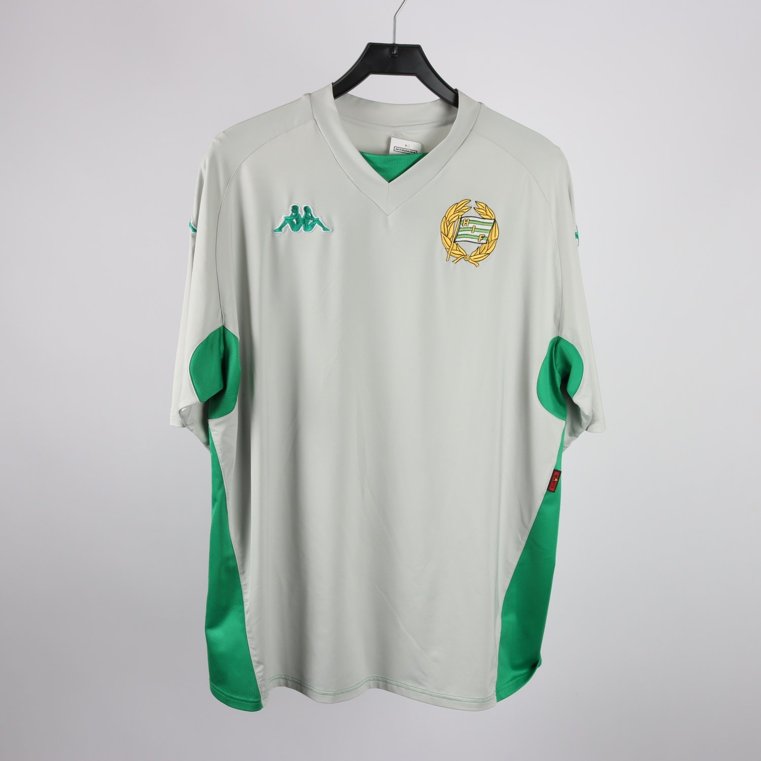 Sporttröja, Kappa HIF Hammarby, grön, grå, stl. XXL