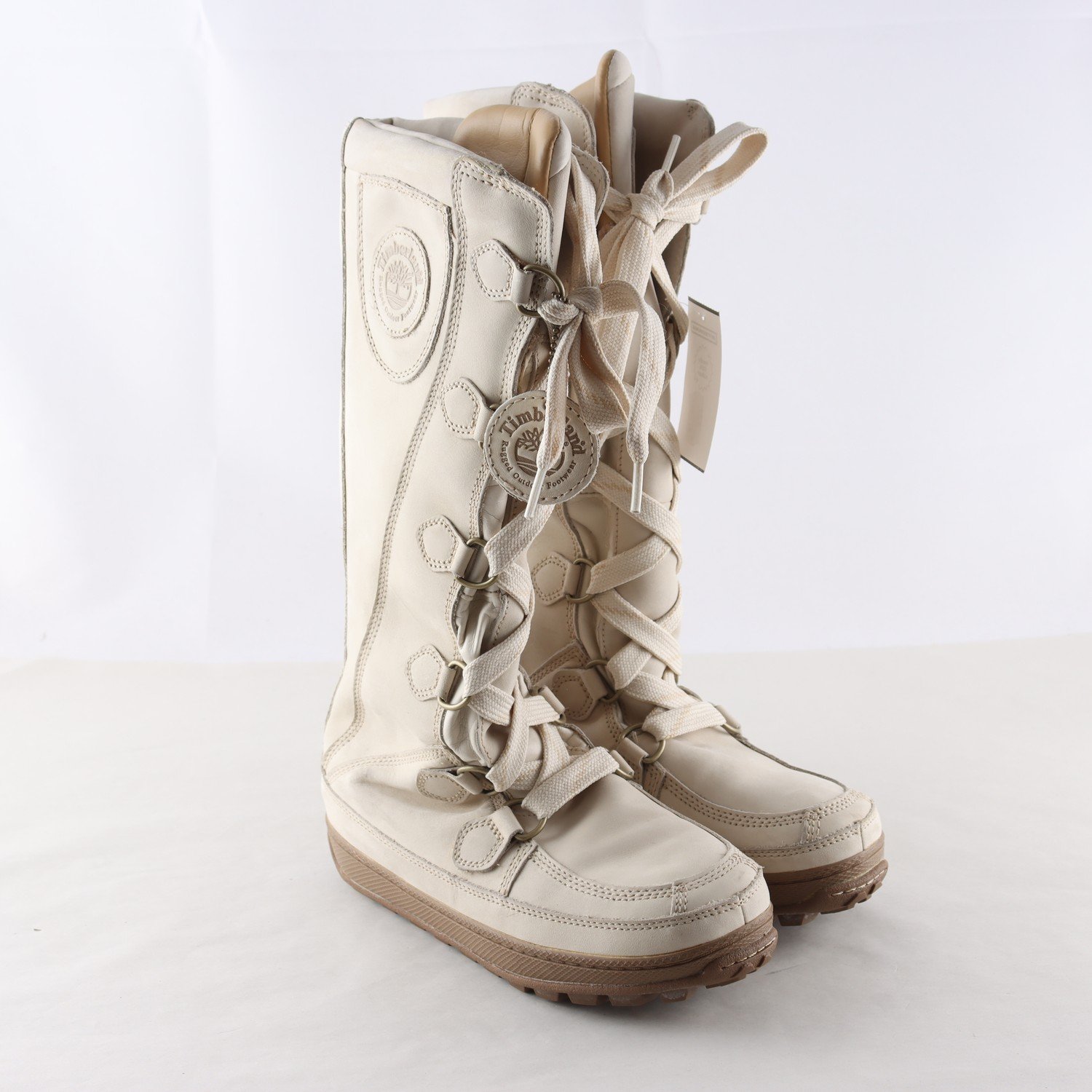 Stövlar, Timberland, beige, skinn, stl. 6,5 (37)