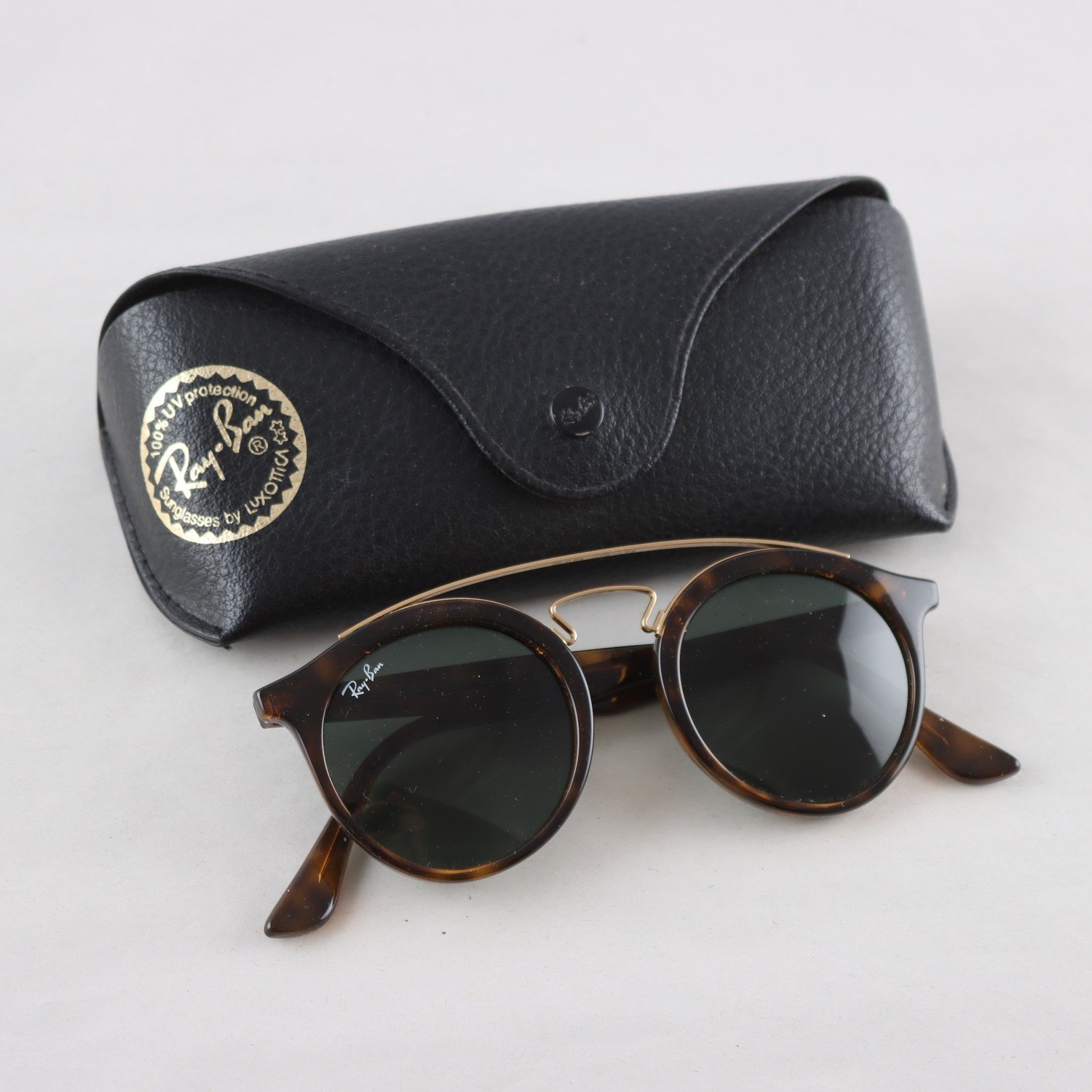 Solglasögon, acetat, Ray Ban Gatsby, havanna brun