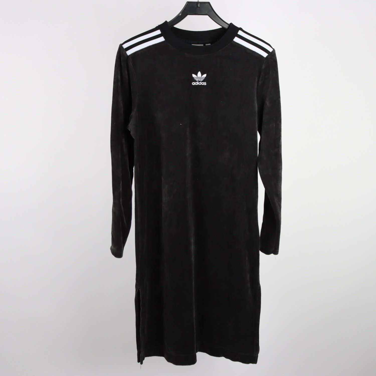 Klänning, Adidas, grå, velour, stl. 40