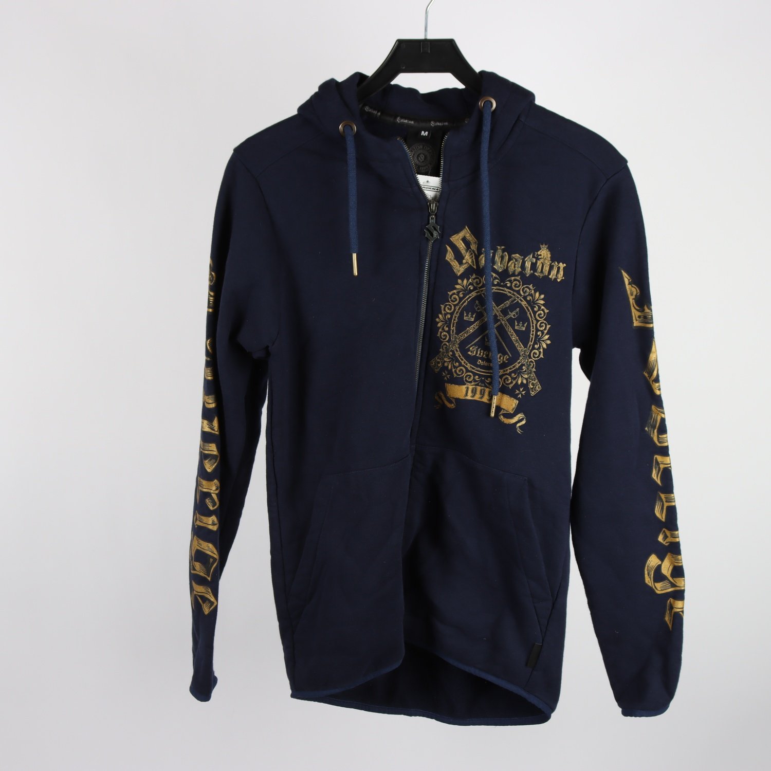 Hoodie, Sabaton, blå, stl. M