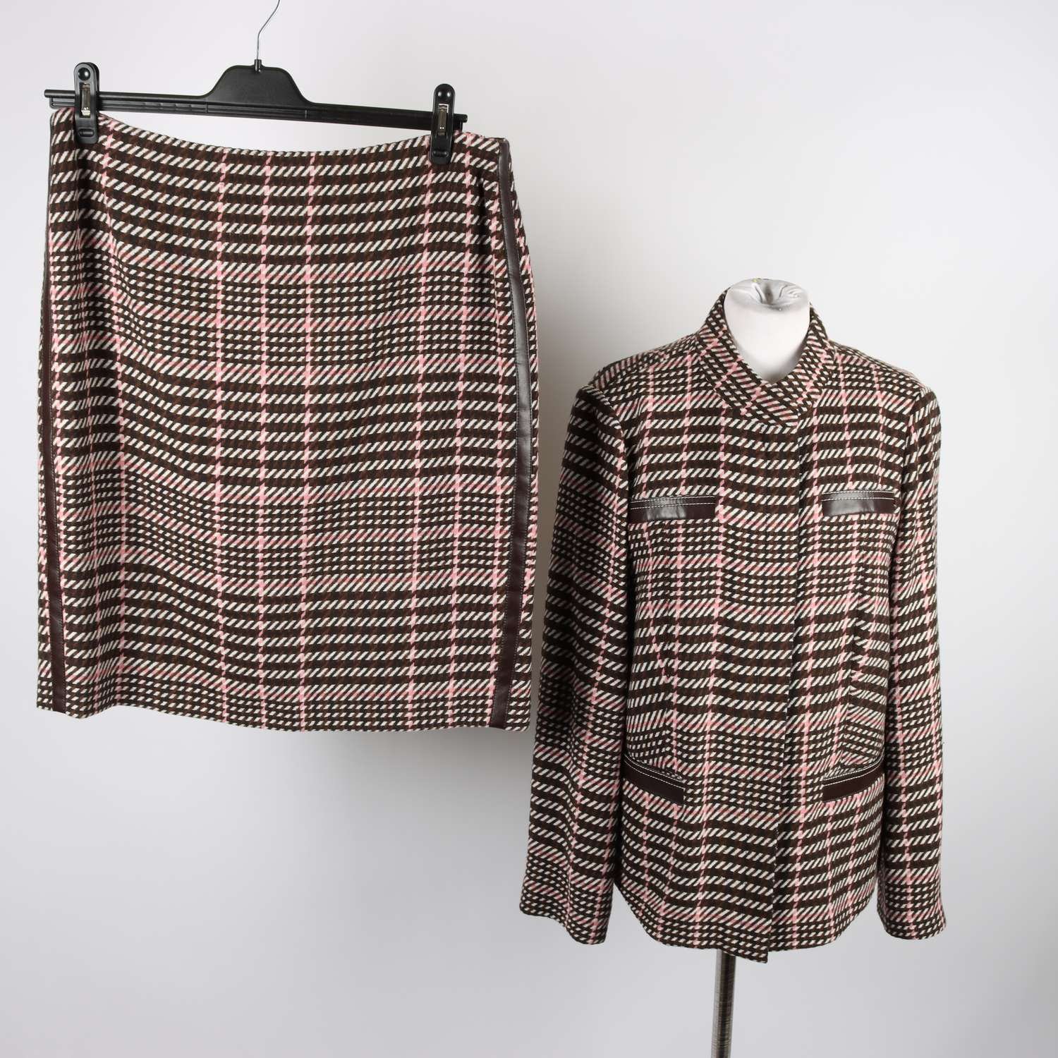 2 delat set, Jacka/kjol, Gerry Weber, brun, jacka stl. 44, kjol stl. 42