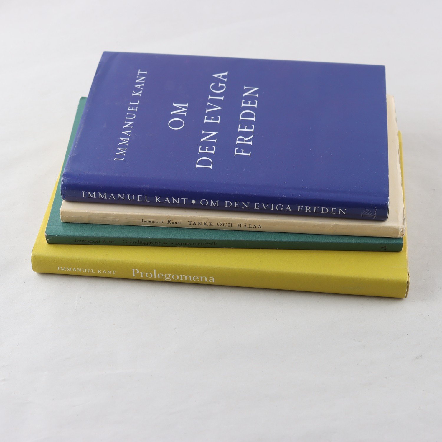 Immanuel Kant, bokpaket med 4 volymer