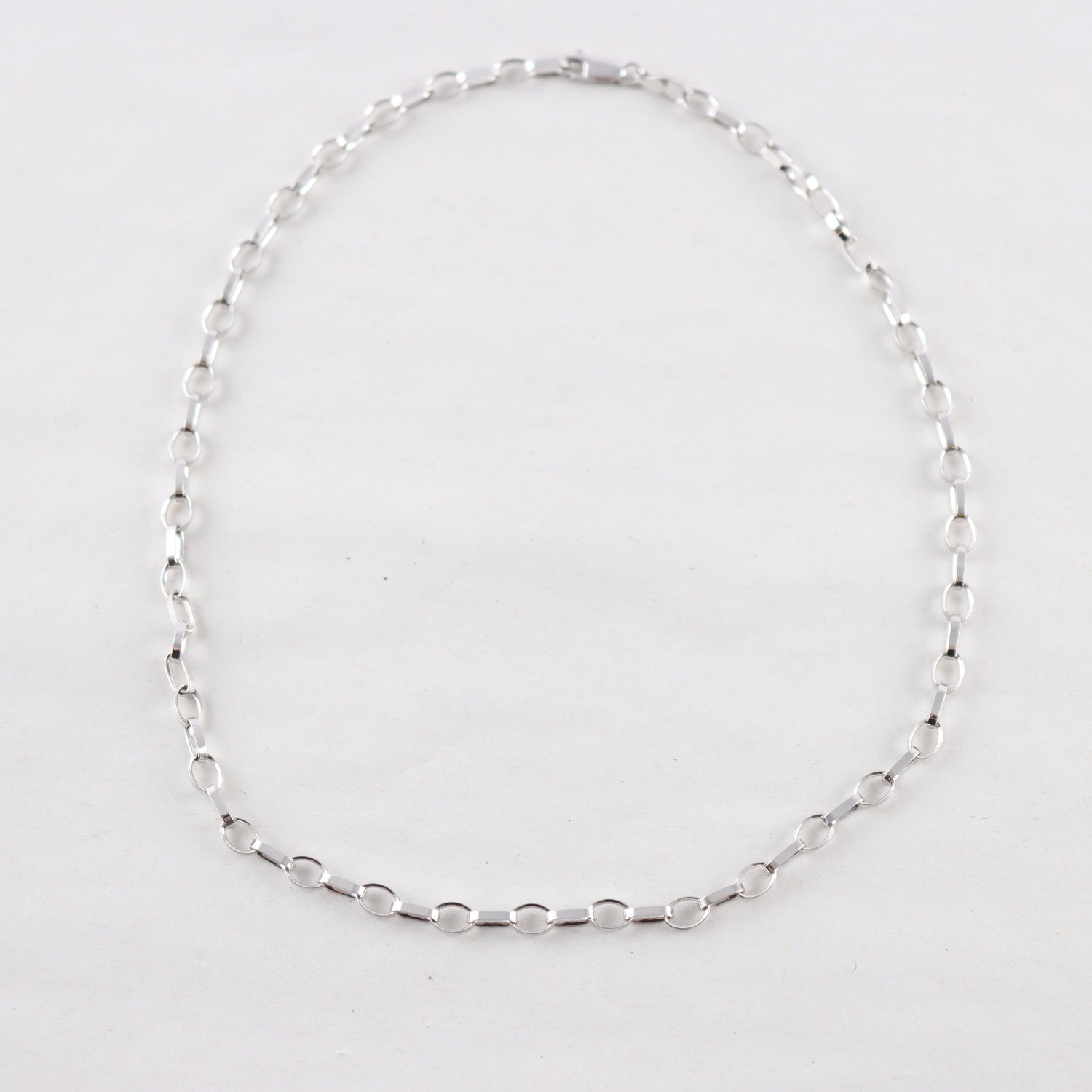 Halsband, länk, silver 925, vikt: 10,4g