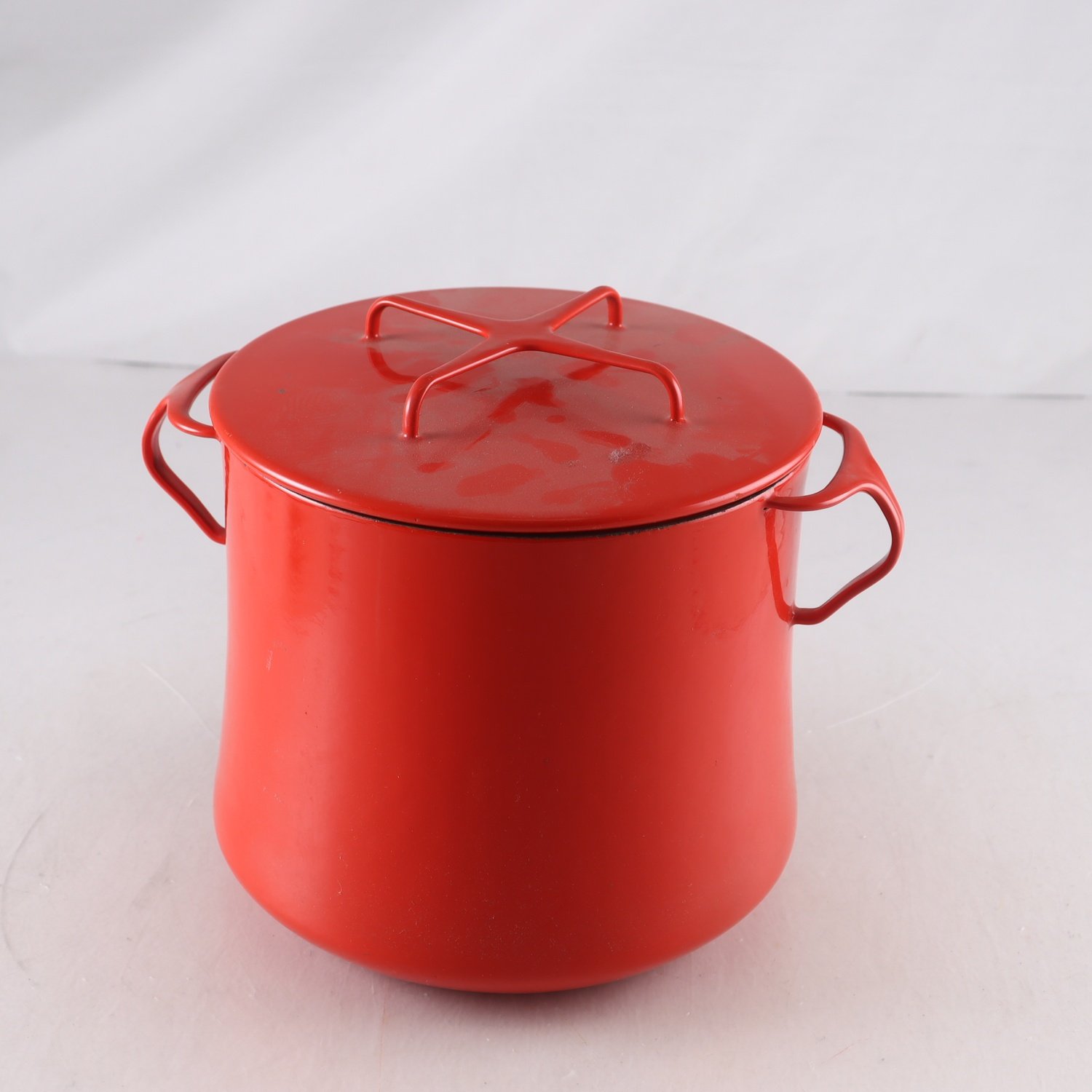 Emaljkastrull, Jens Quistgaard, Dansk Kobenstyle, 1956. Samfraktas ej.