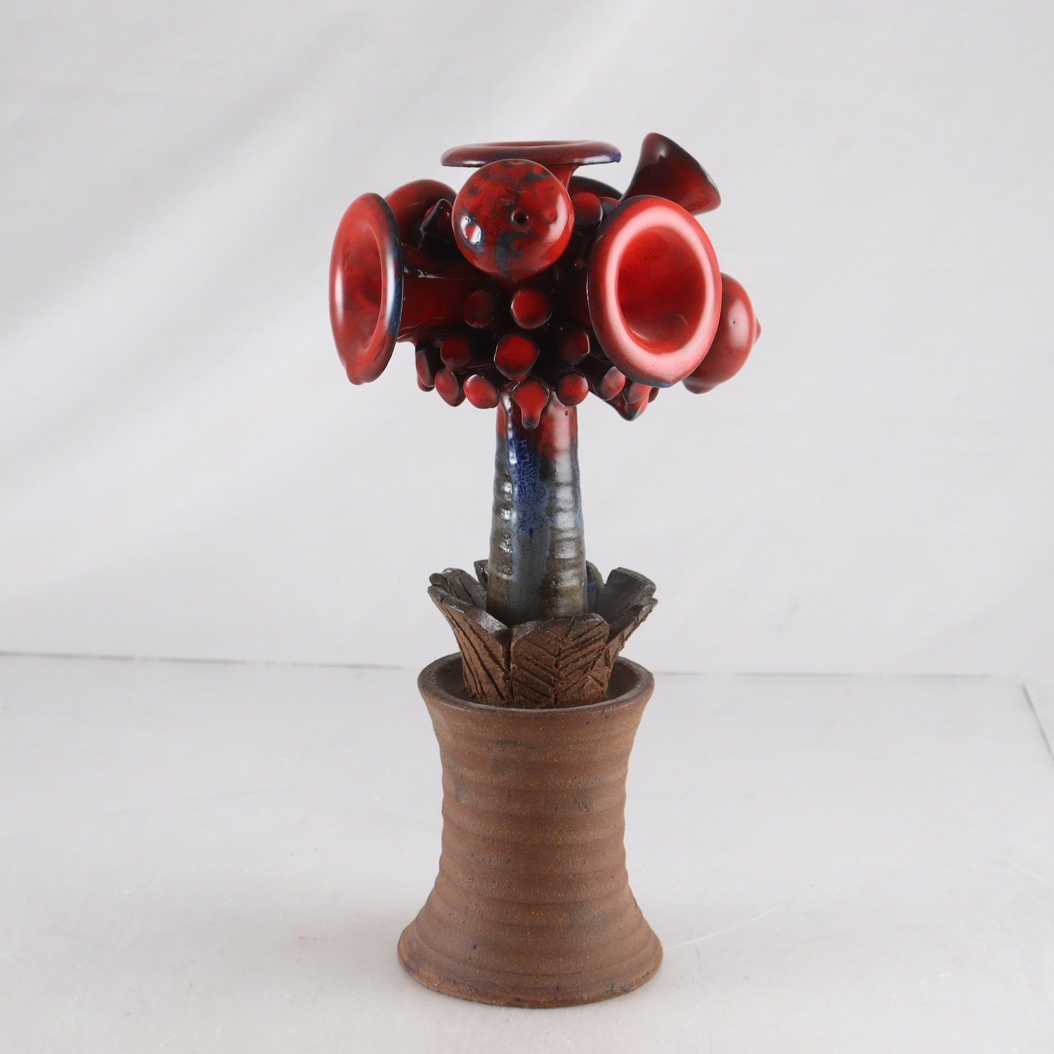 Skulptur, bordsdekoration, stengods, Lisa Larson. Samfraktas ej.