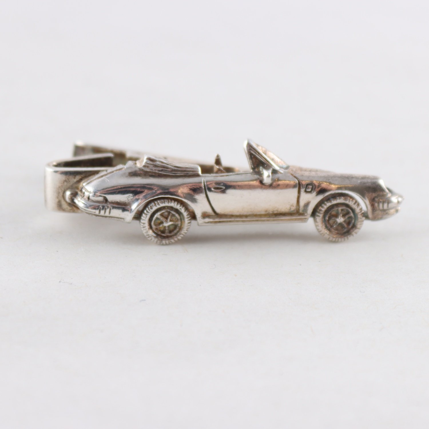 Slipsnål, silver 925, bil, cabriolet, vintage, vikt: 11,2g