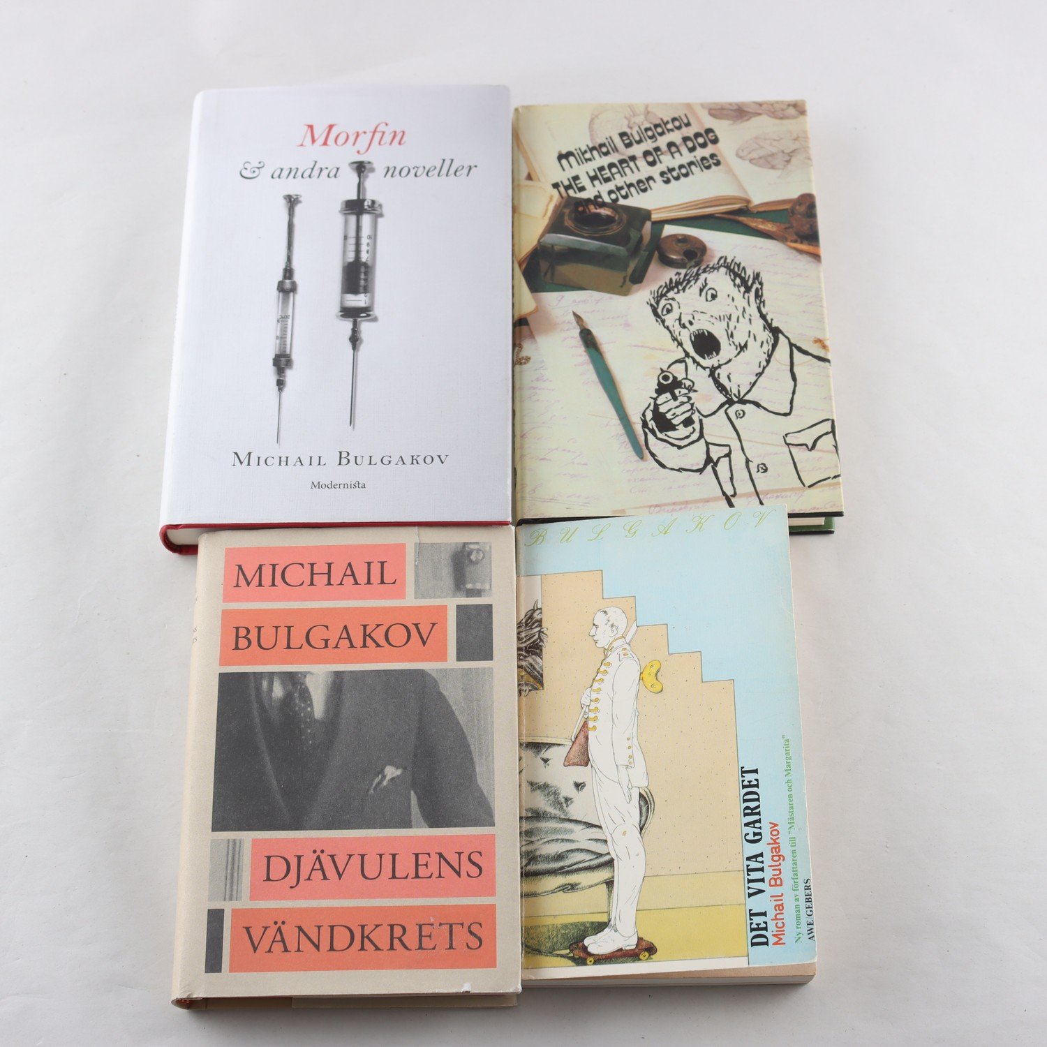 Michail Bulgakov, bokpaket med 4 volymer