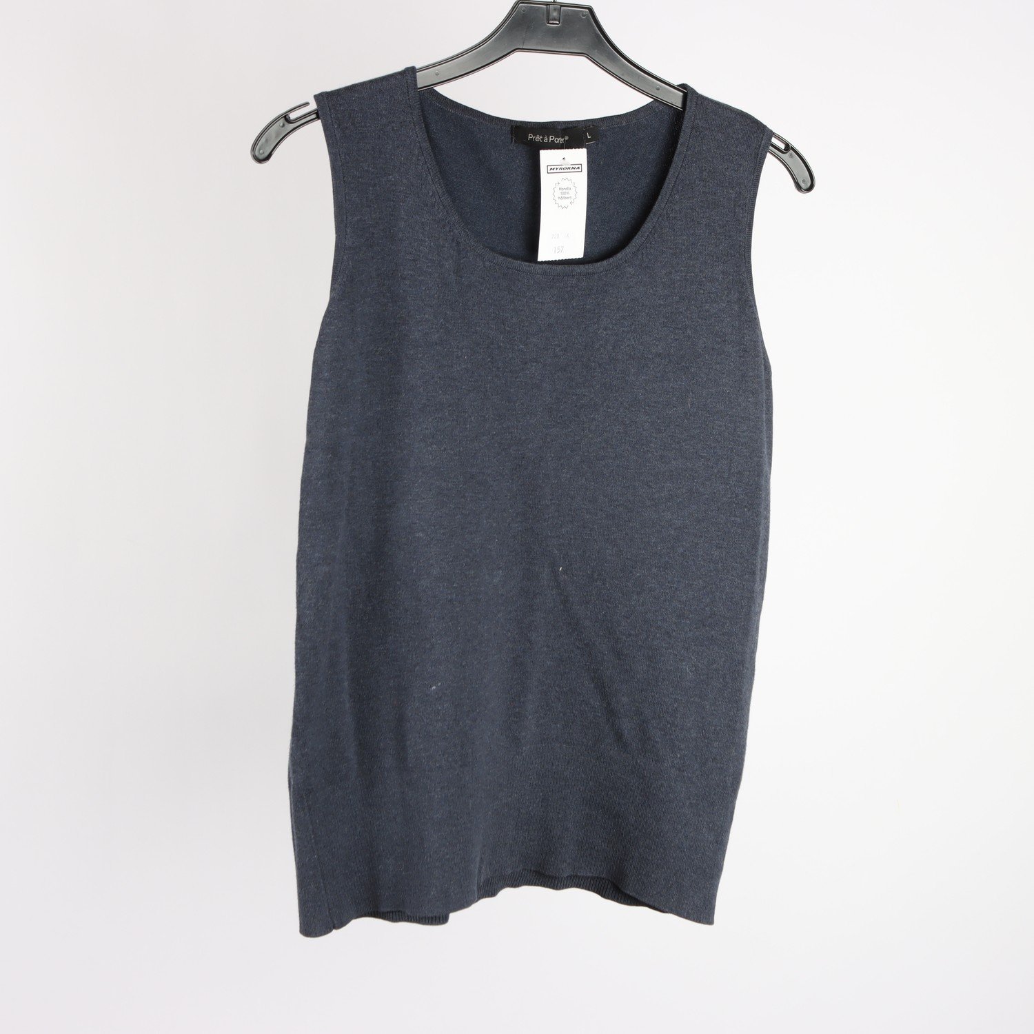 Stickad väst, Prét á Porter, blå, stl. L