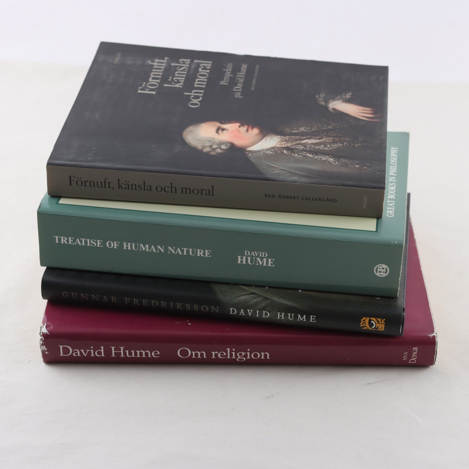 David Hume, bokpaket med 4 volymer