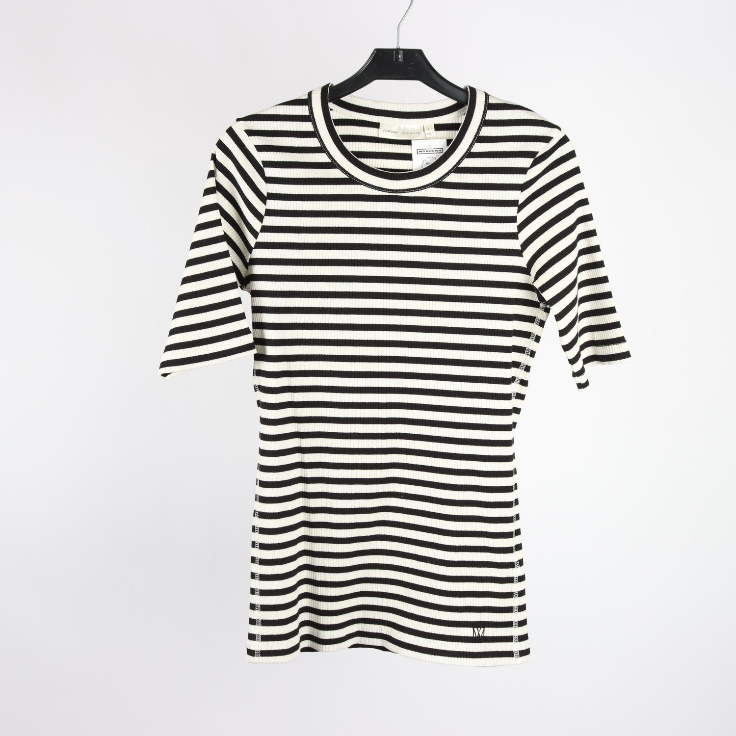 Tröja, InWear, svart & vit, randig, stl. L