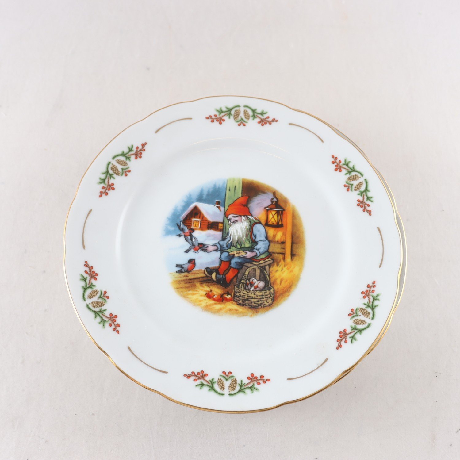 Tallrikar, ”Gammaldags Jul”, Lars Carlsson, Christineholm, Fyrklövern, ej samfra