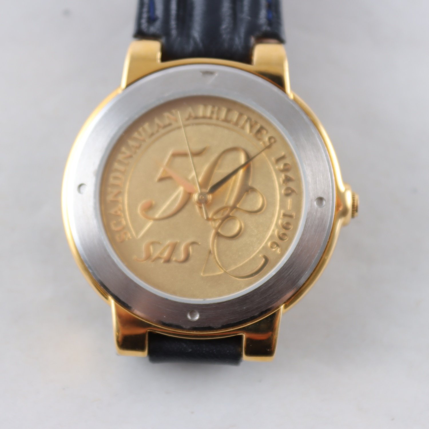 Armbandsur, stål, SAS 50 år, jubileumsklocka, quartz