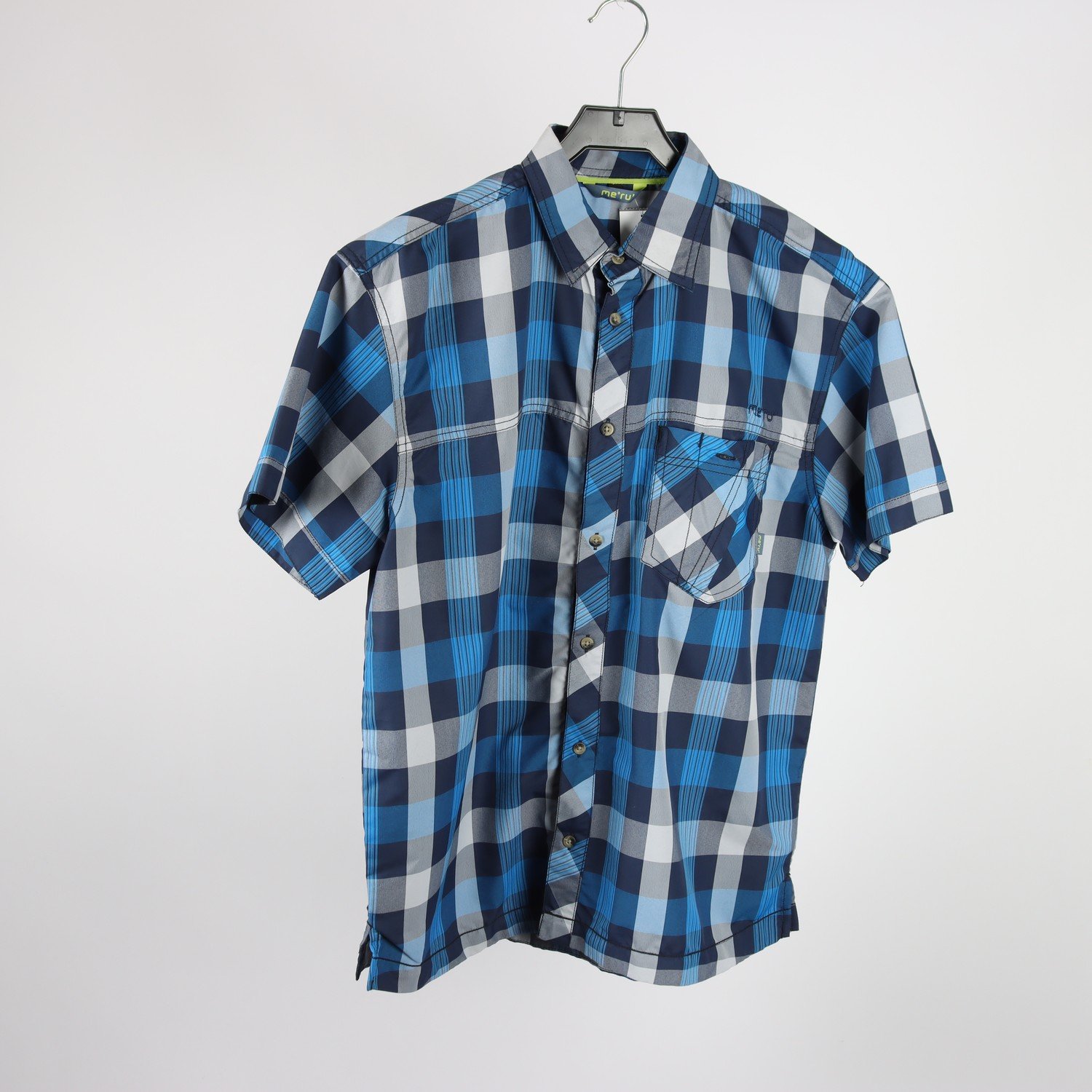 Skjorta, Me ru, rutig, blå, stl. M