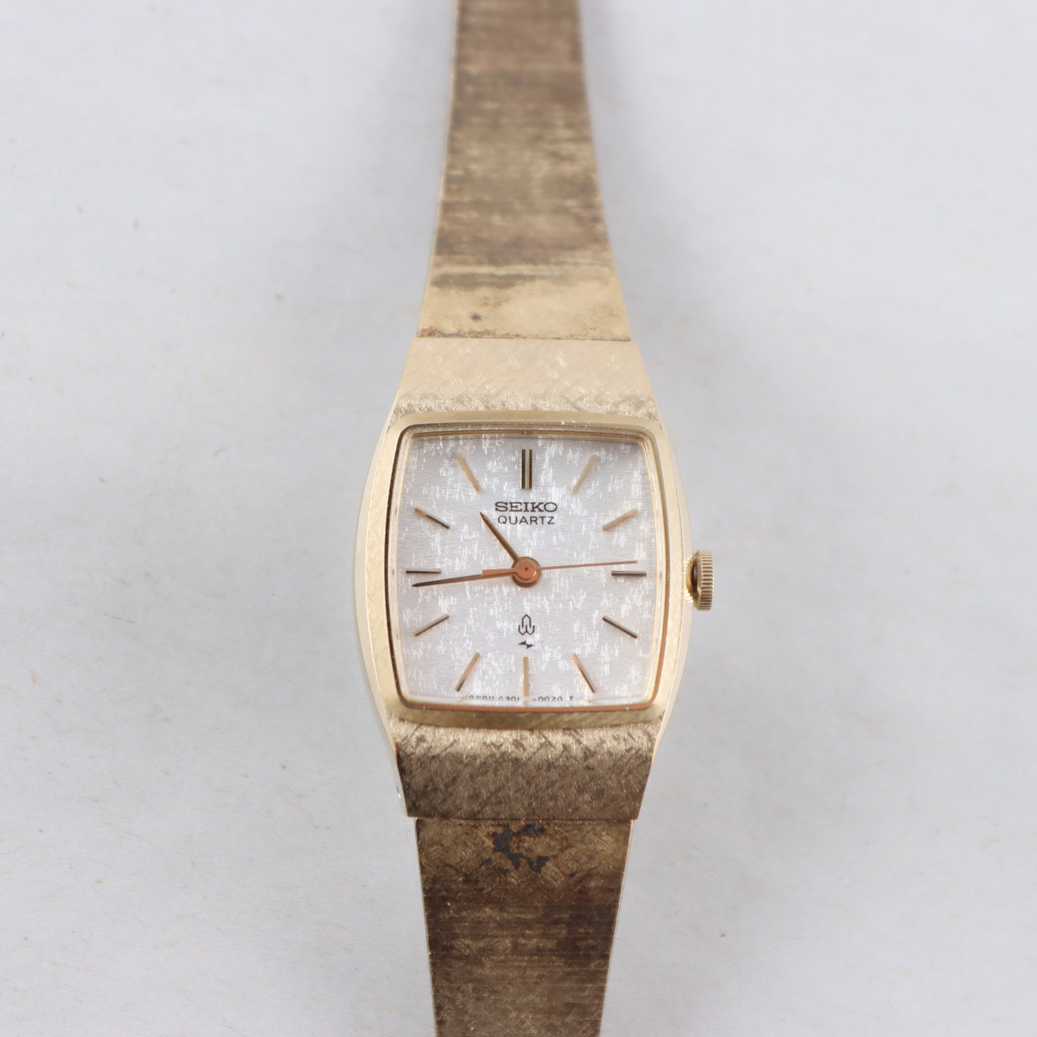 Armbandsur, förgyllt stål, Seiko, quartz, vintage