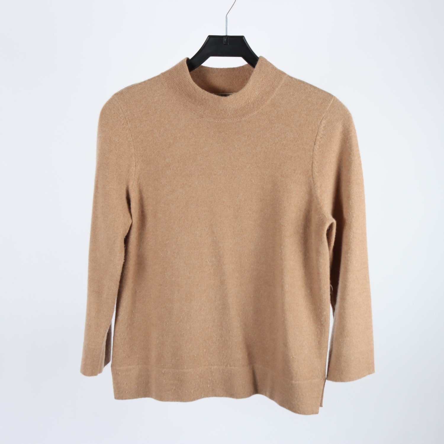 Stickad tröja, Repeat, brun, Kashmir, stl. 38