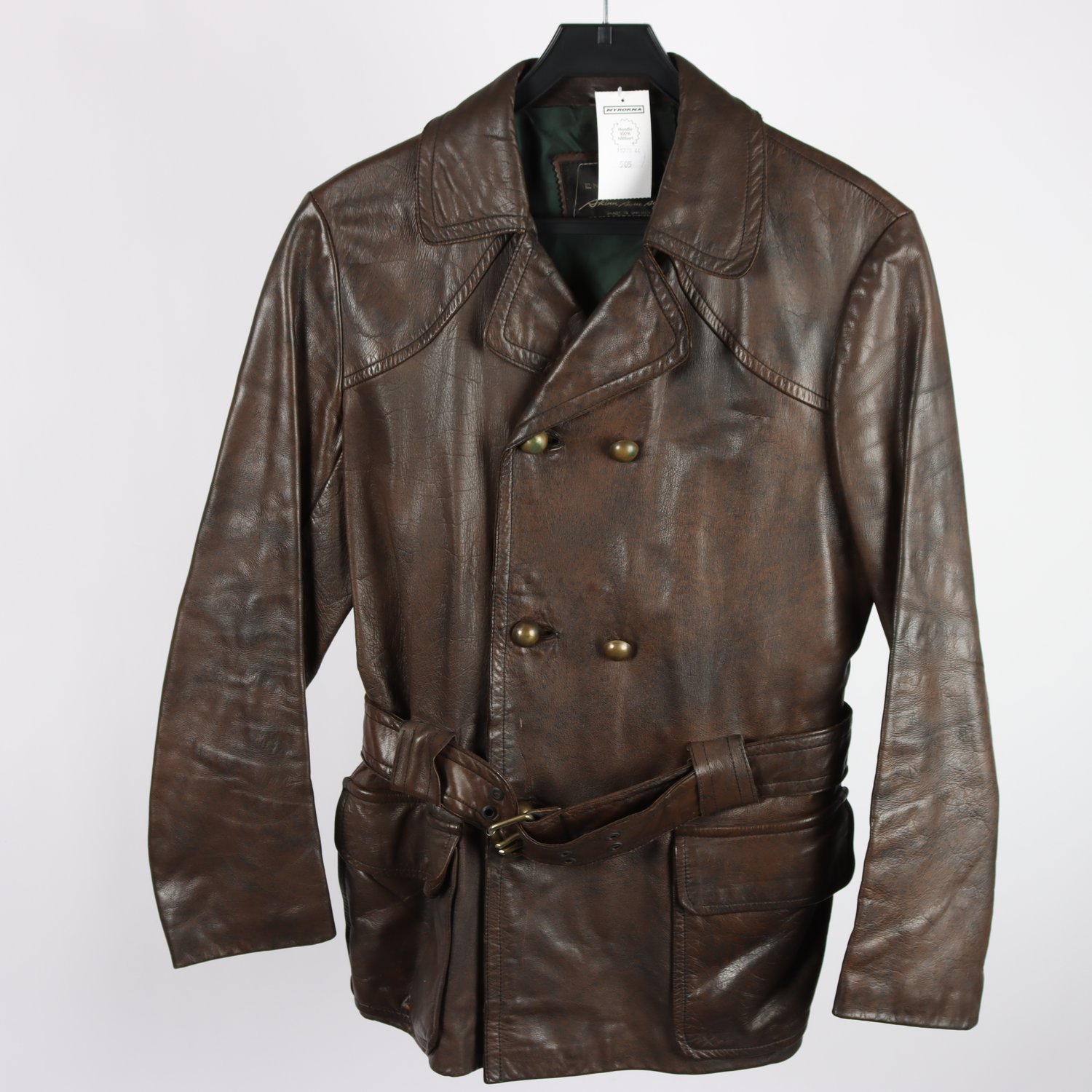 Skinnjacka, Engströms Malung, brun, stl. (M/L)