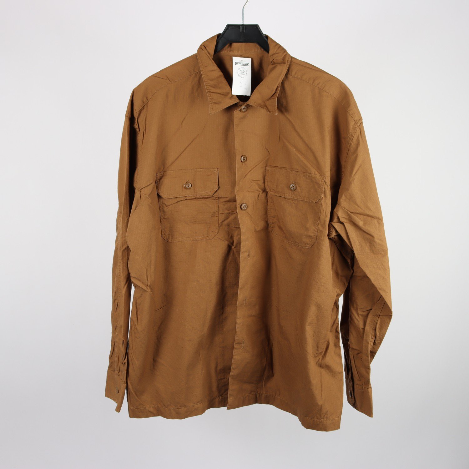 Skjorta, Uniqlo, brun, stl. XL