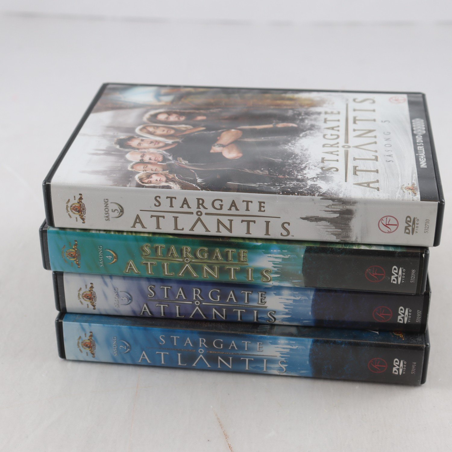 DVD Stargate Atlantis säsong 2-5