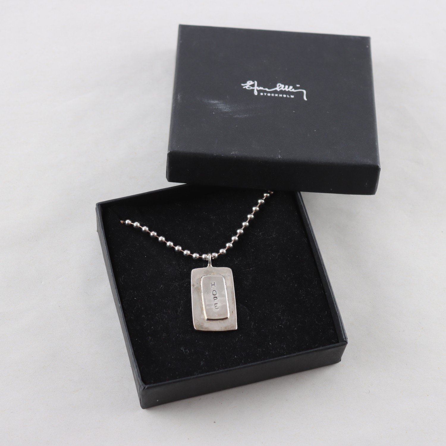Halsband, silver 925, Hope, Efva Attling, vikt: 28,3g