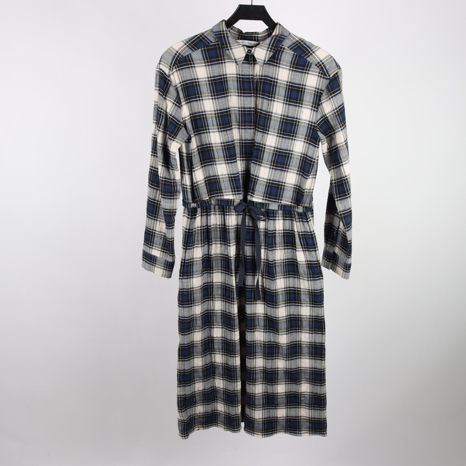 Klänning, &Other Stories, blå, rutig, stl. 34