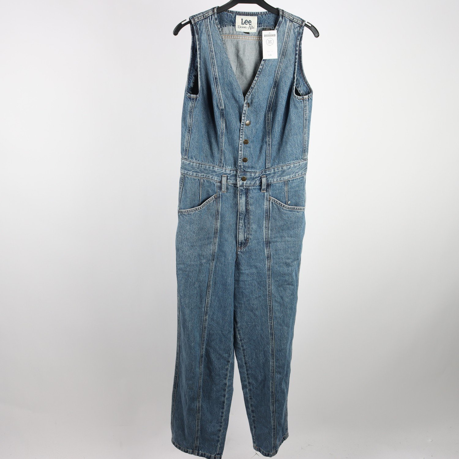 Jeansjumpsuit, Lee, blå, stl. M