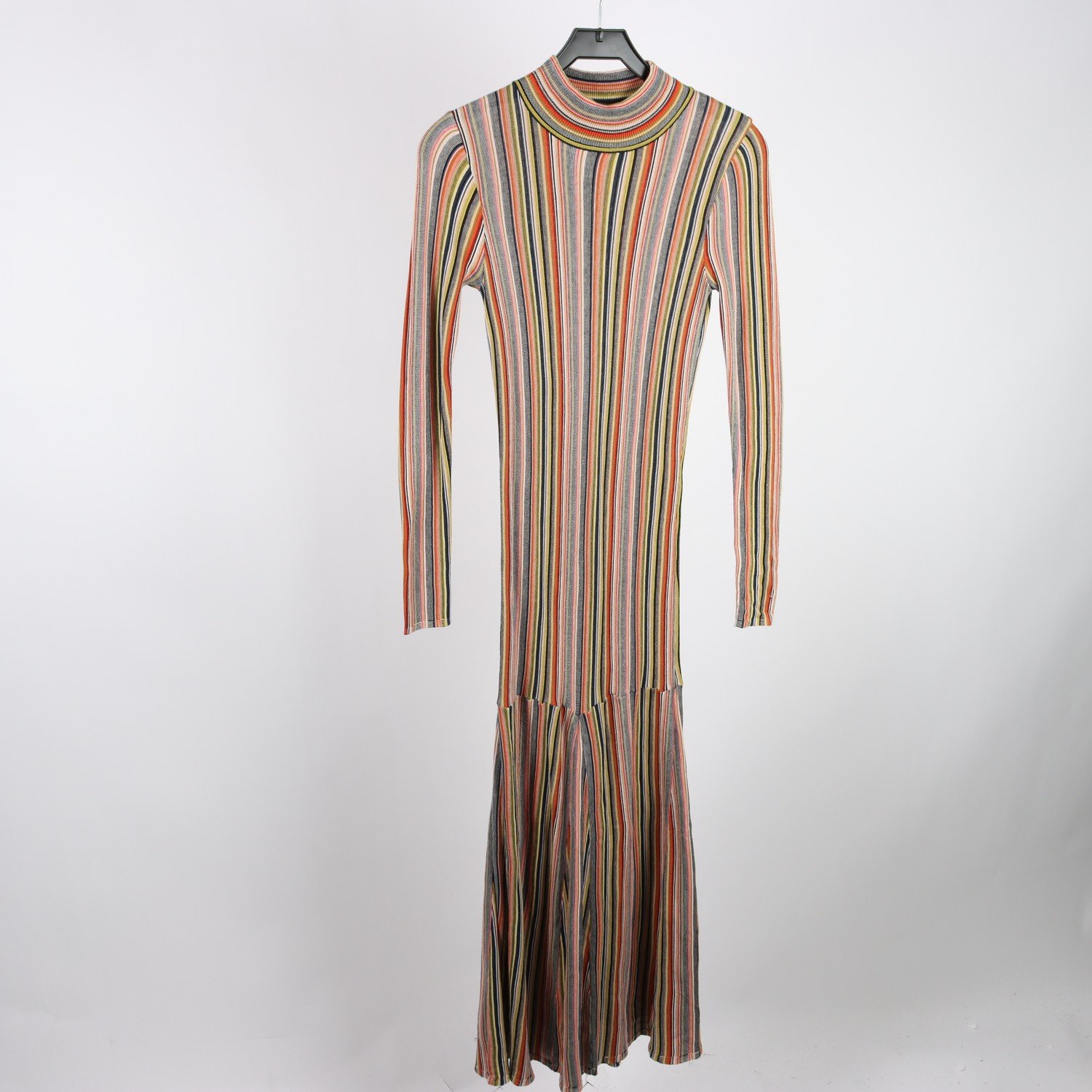 Stickad klänning, Rodebjer, randig, stl. S