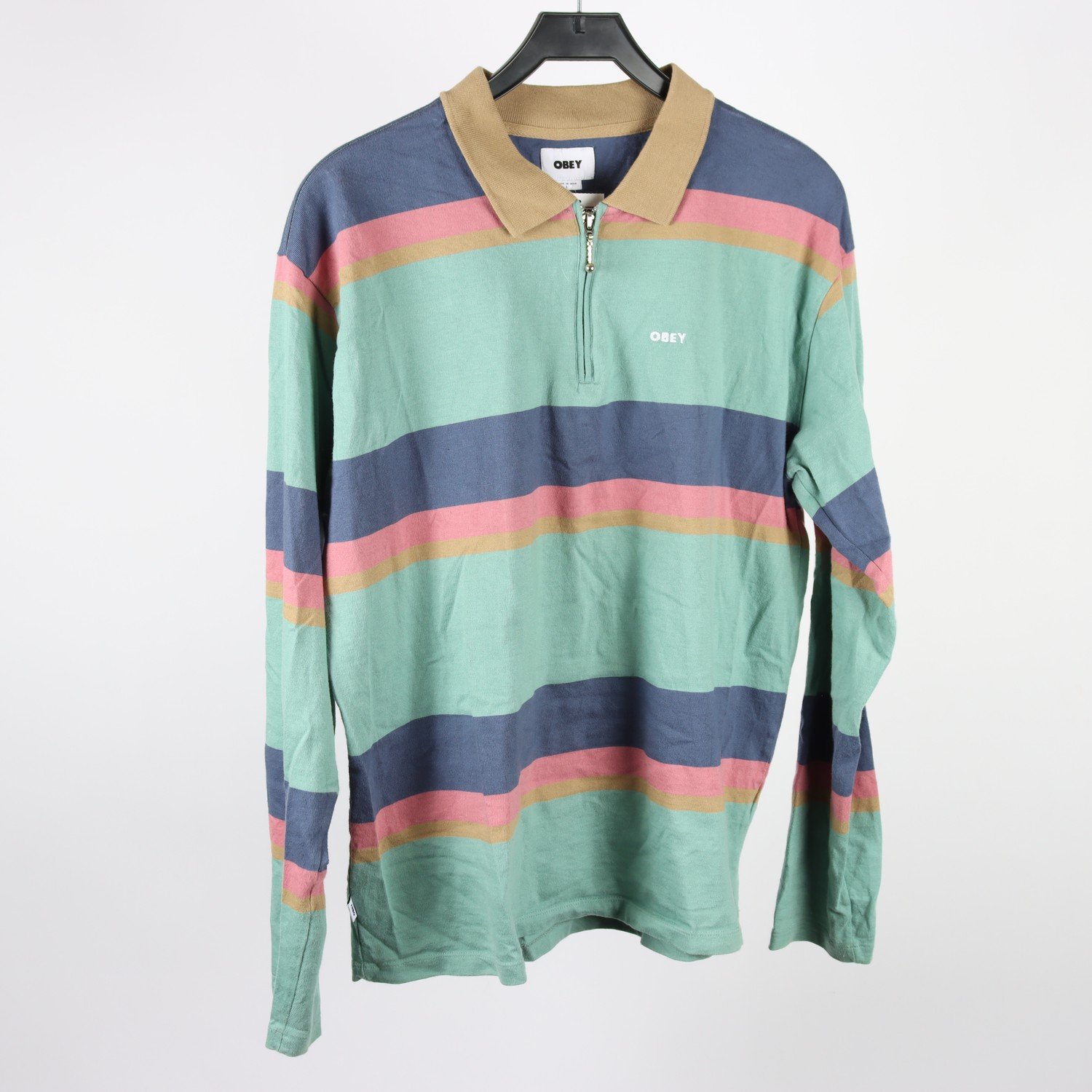 Tröja, OBEY, randig, stl. L